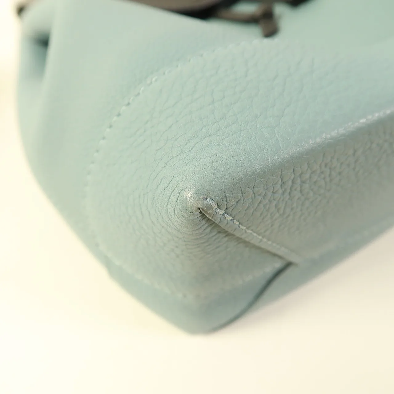 LOUIS VUITTON Lock Me M43170 背包 牛皮 藍色 / 棕色 / Pale Blue/Black 牛皮 中古品A - 縮圖 13