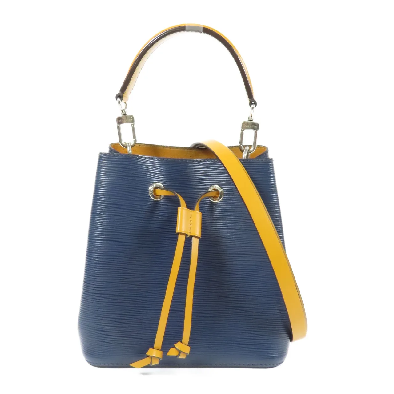 LOUIS VUITTON NeoNoe M53610 兩用包 牛皮 海軍藍 / 黃色 / Navy/Mustard