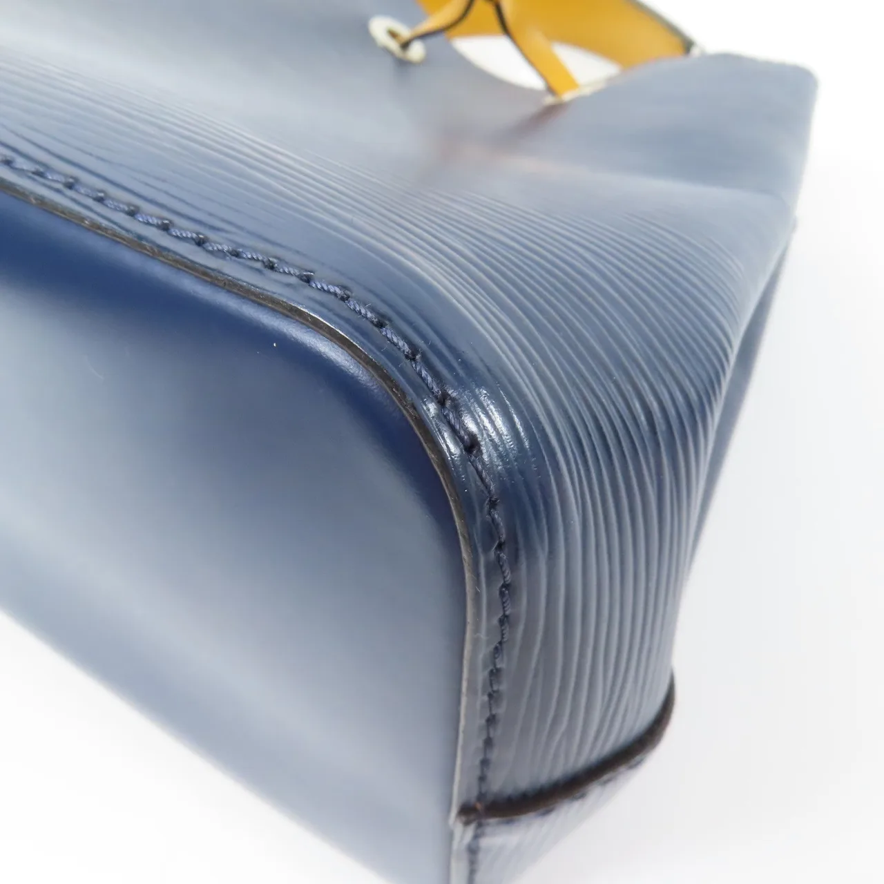 LOUIS VUITTON NeoNoe M53610 兩用包 牛皮 海軍藍 / 黃色 / Navy/Mustard 牛皮 中古品A - 縮圖 6