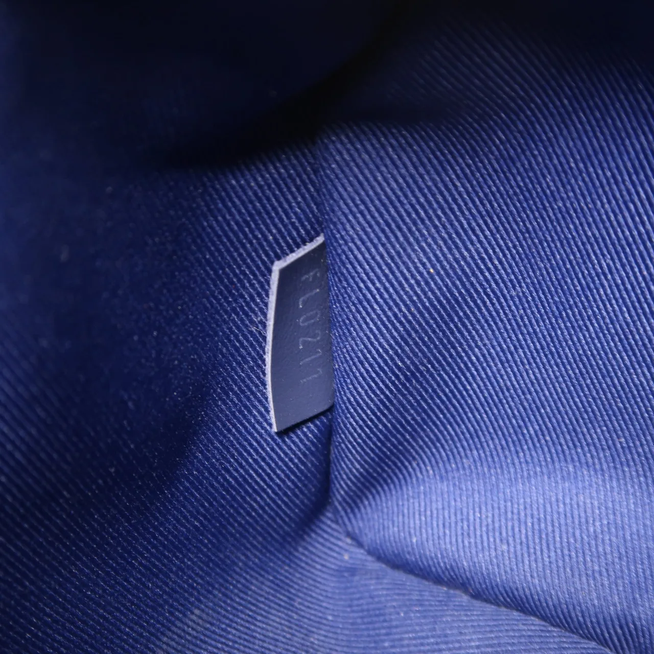 LOUIS VUITTON Keepall M45761 兩用包 塗層帆布 白色 / 藍色 / White/Navy 塗層帆布 中古品A - 縮圖 9