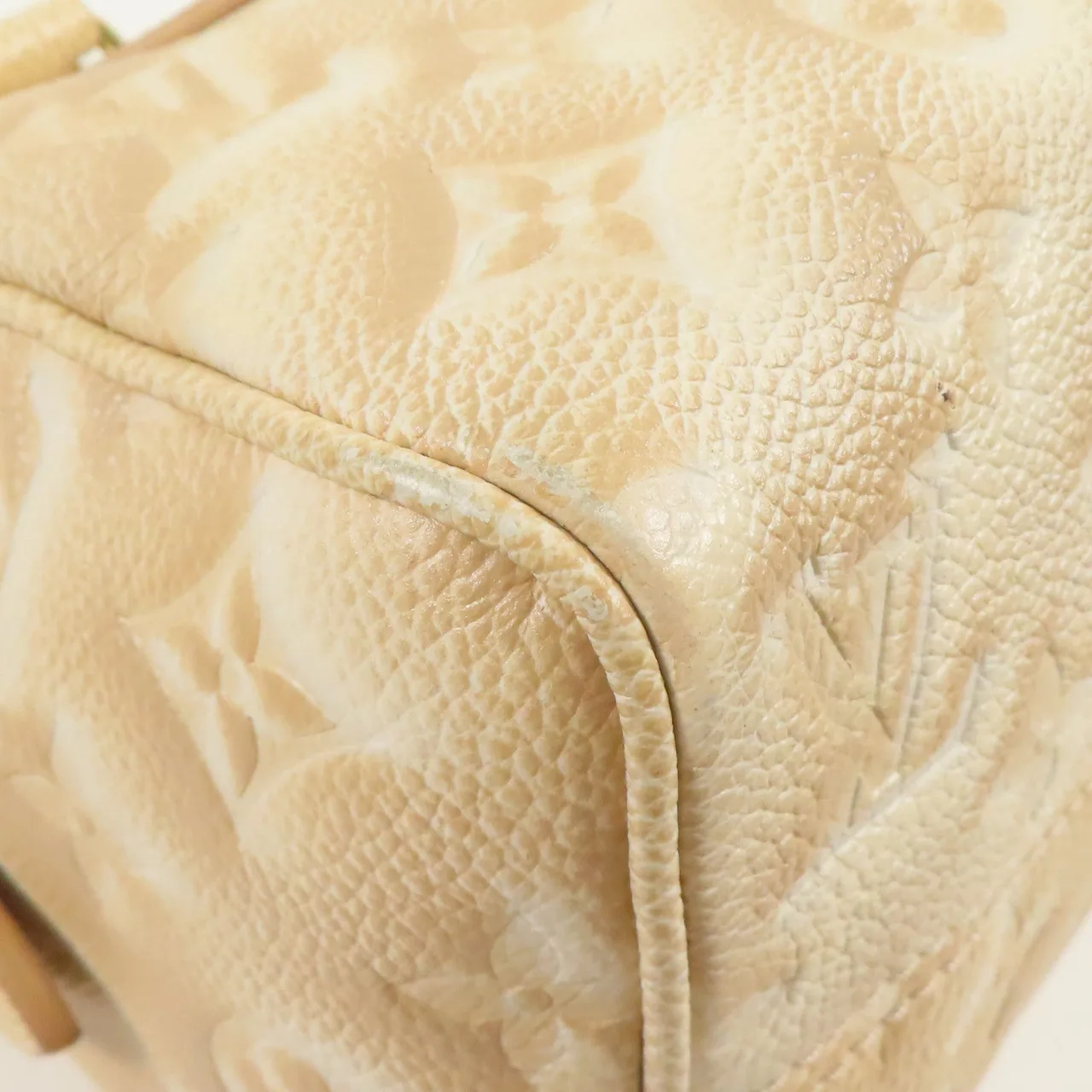 LOUIS VUITTON Speedy Bandouliere M46163 兩用包 牛皮 米色 / Beige 牛皮 中古品A - 縮圖 13