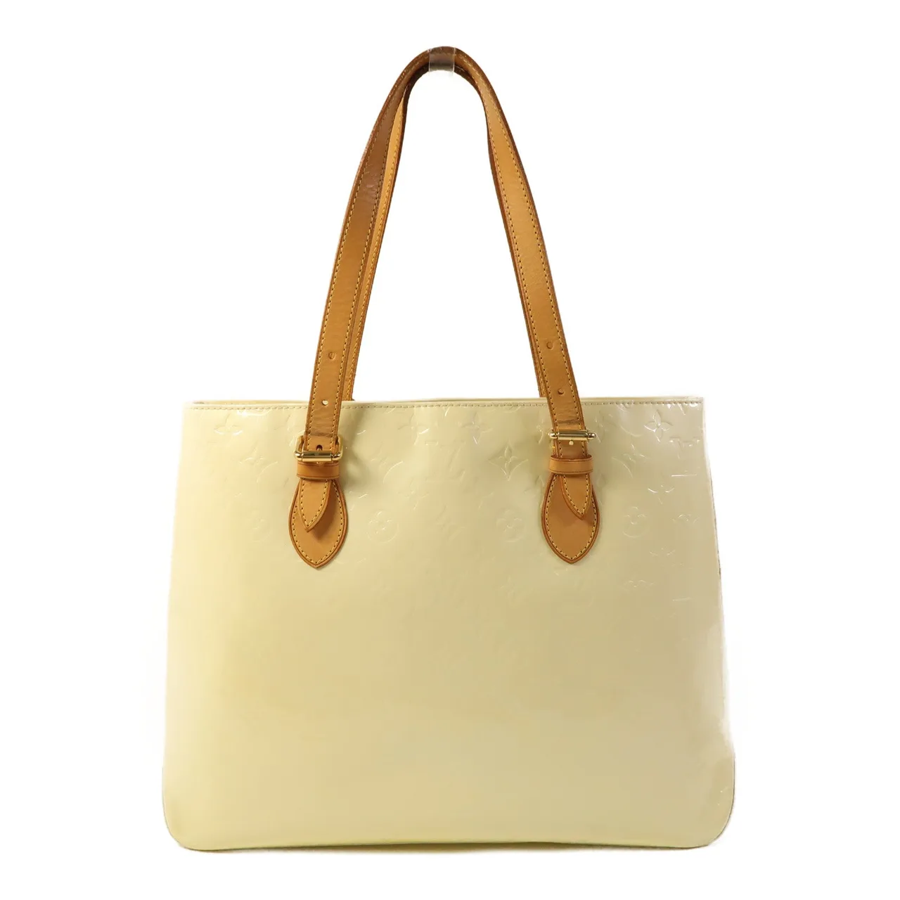 LOUIS VUITTON M91512 托特包 皮革 黃色 / Light Yellow 皮革 中古品B - 縮圖 2