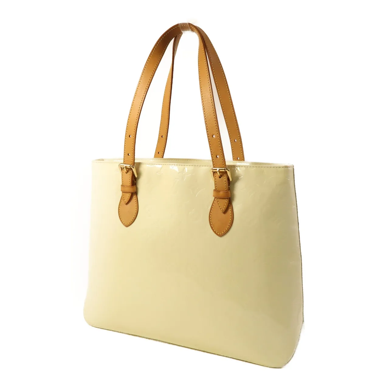 LOUIS VUITTON M91512 托特包 皮革 黃色 / Light Yellow 皮革 中古品B - 縮圖 3