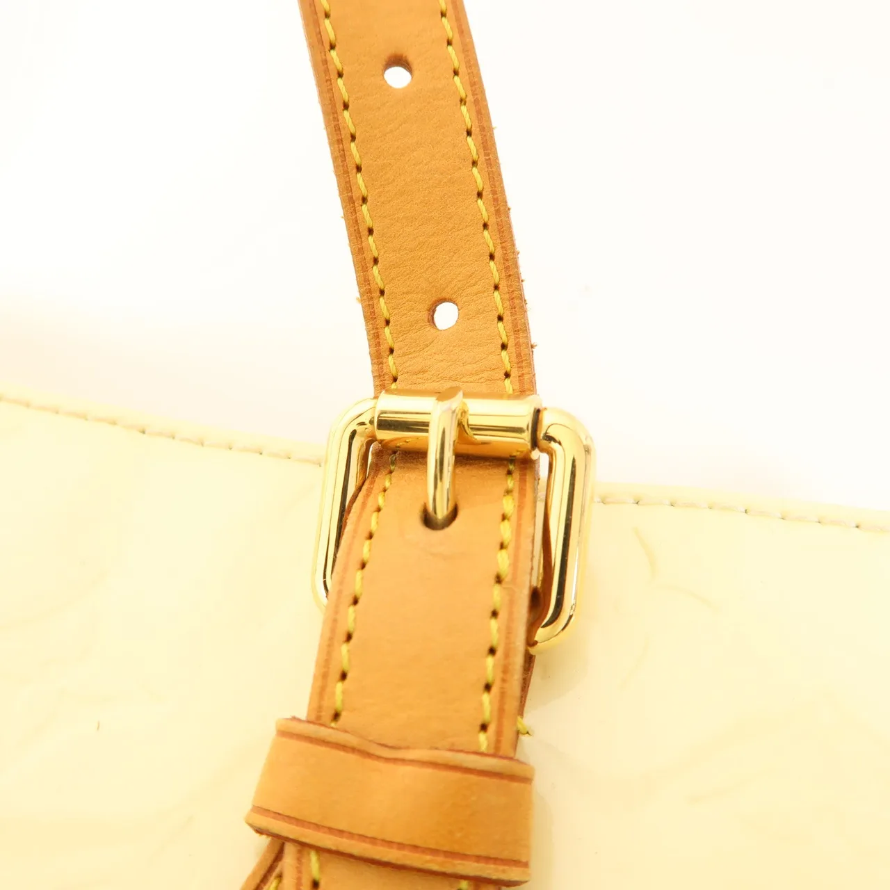 LOUIS VUITTON M91512 托特包 皮革 黃色 / Light Yellow 皮革 中古品B - 縮圖 10