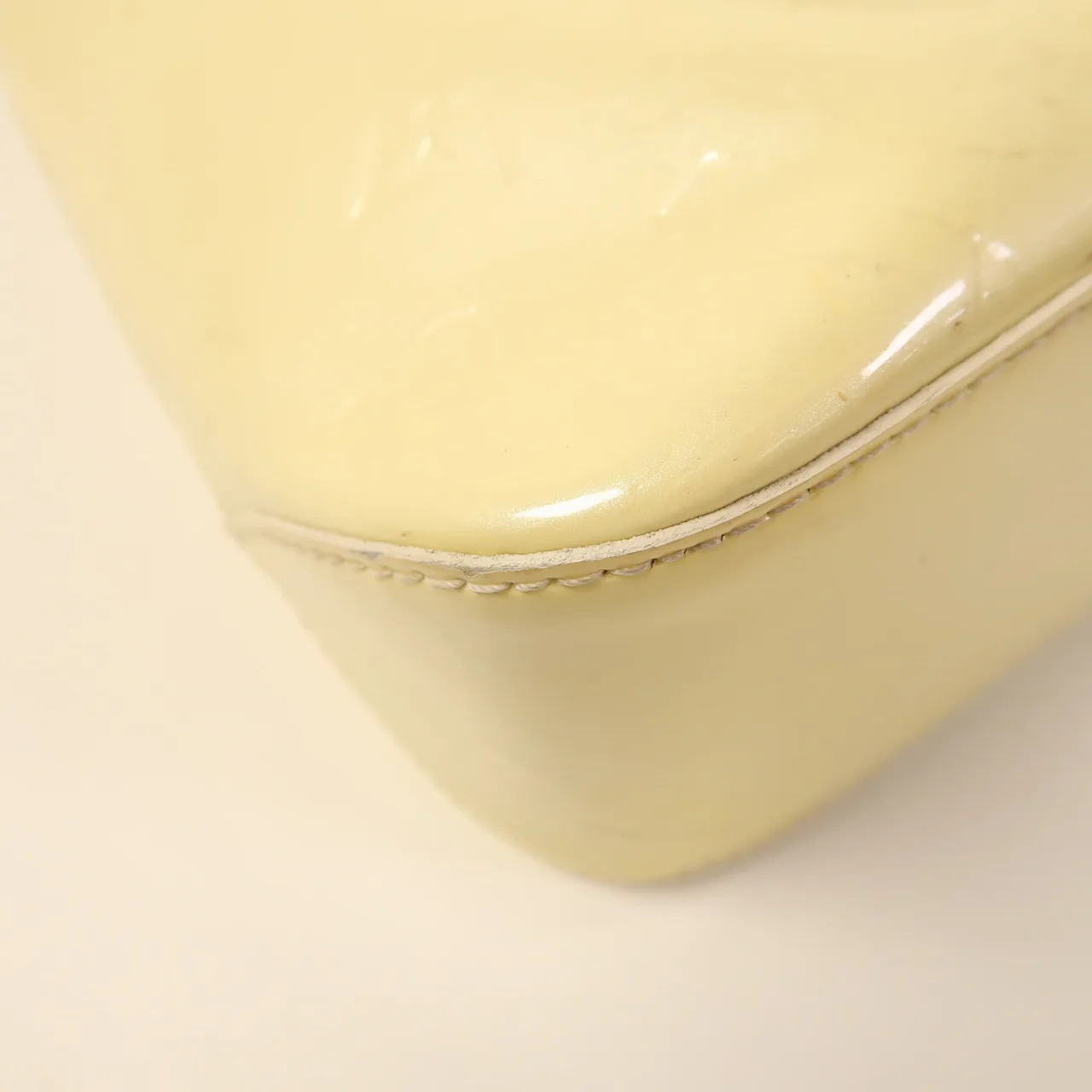 LOUIS VUITTON M91512 托特包 皮革 黃色 / Light Yellow 皮革 中古品B - 縮圖 14