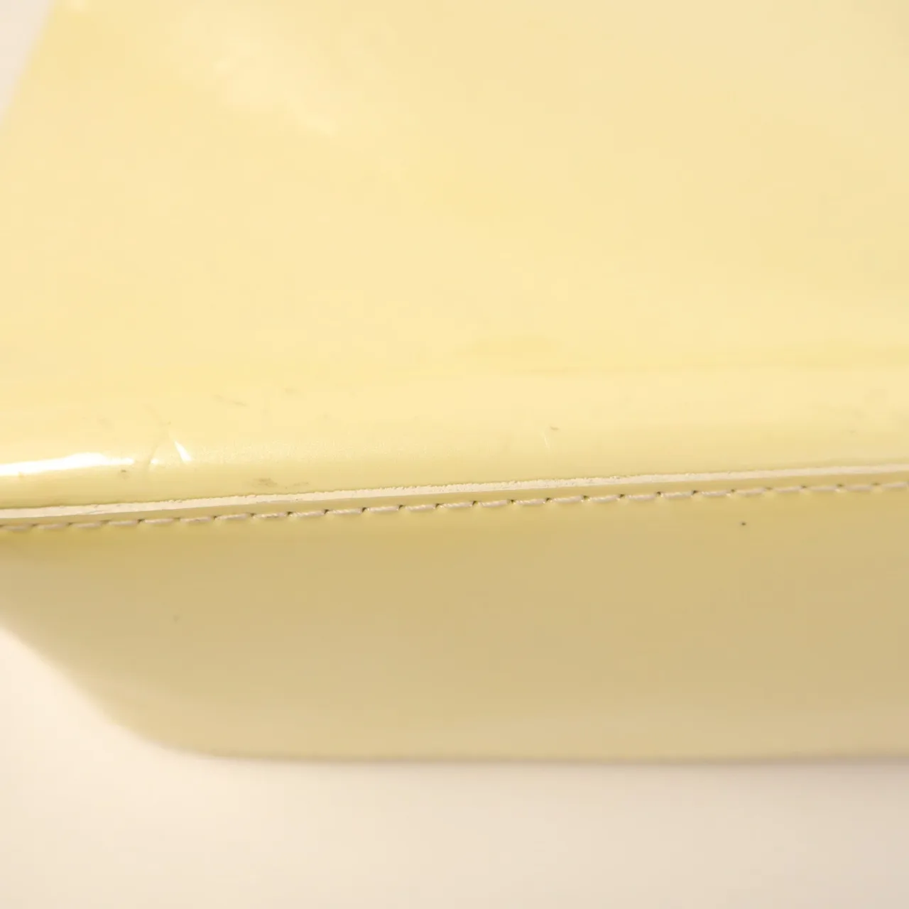 LOUIS VUITTON M91512 托特包 皮革 黃色 / Light Yellow 皮革 中古品B - 縮圖 15