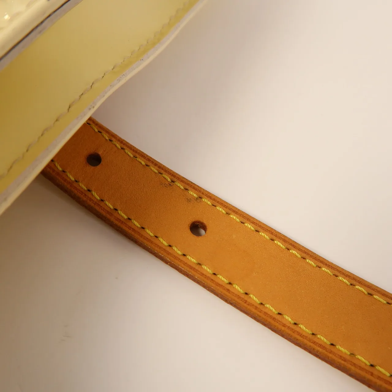 LOUIS VUITTON M91512 托特包 皮革 黃色 / Light Yellow 皮革 中古品B - 縮圖 18