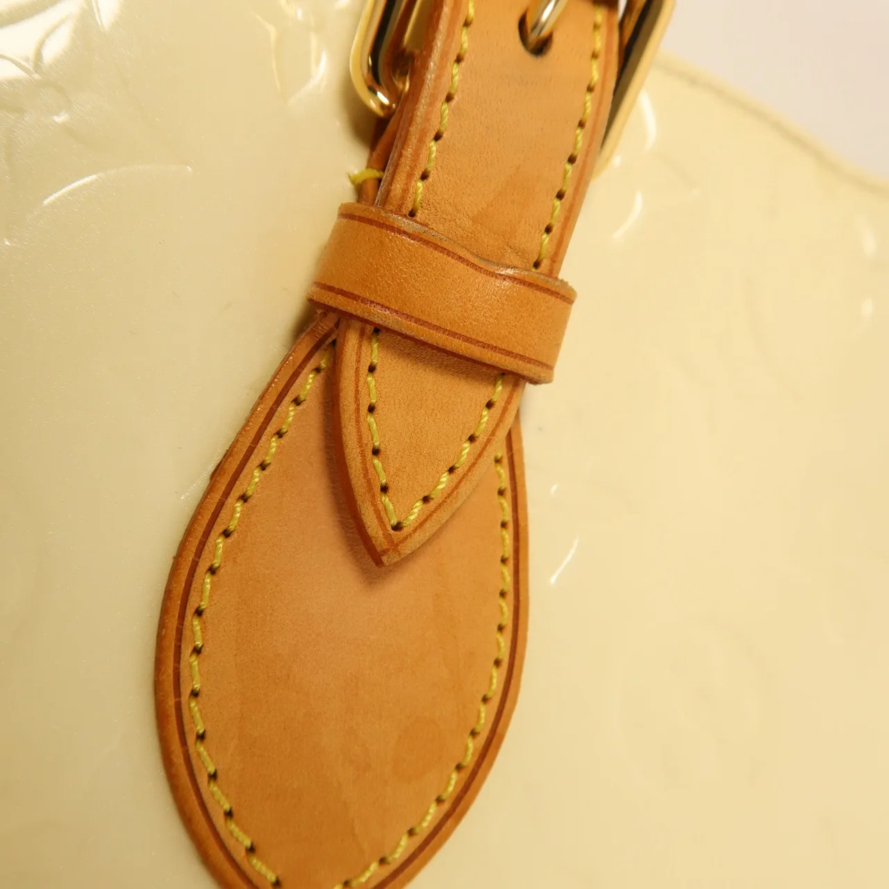 LOUIS VUITTON M91512 托特包 皮革 黃色 / Light Yellow 皮革 中古品B - 縮圖 19