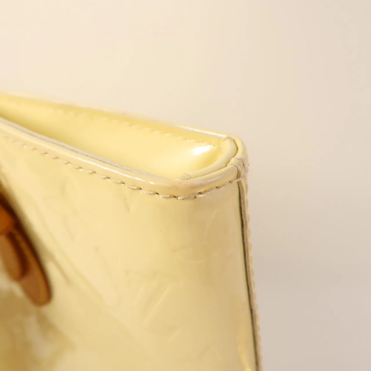 LOUIS VUITTON M91512 托特包 皮革 黃色 / Light Yellow 皮革 中古品B - 縮圖 21