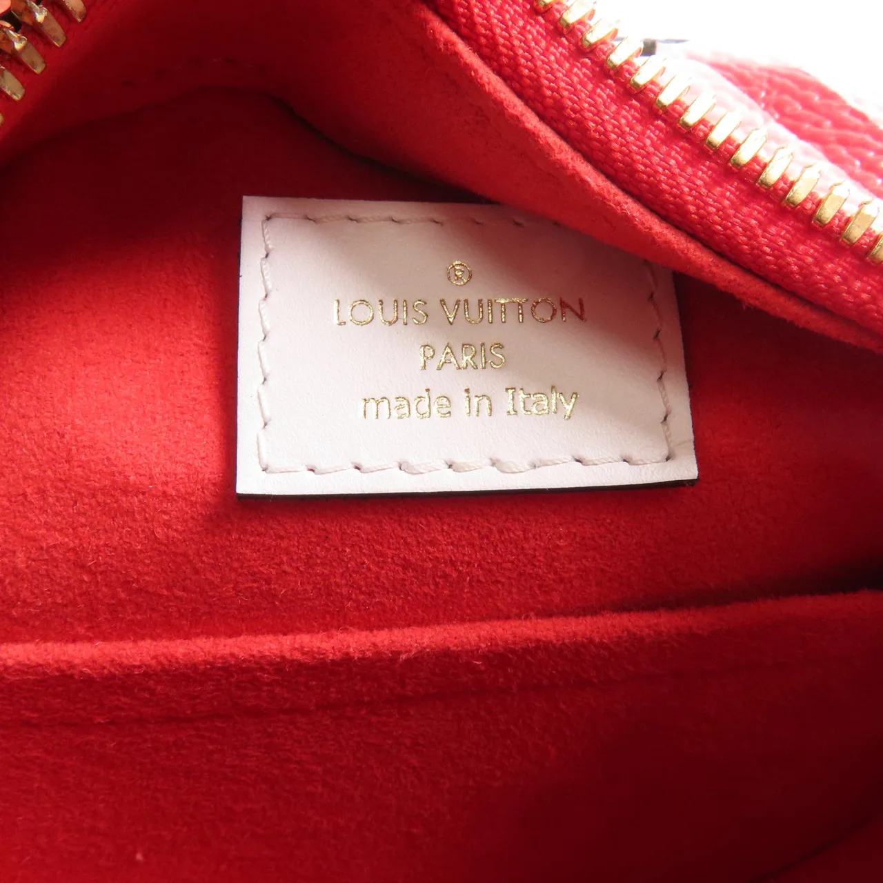LOUIS VUITTON M45364 肩背包 塗層帆布 紅色 / 白色 / White/Red 塗層帆布 中古品A - 縮圖 11