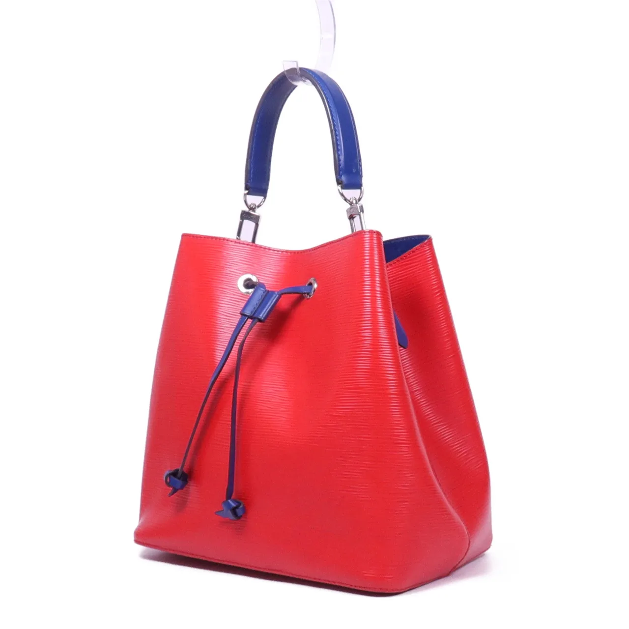 LOUIS VUITTON NeoNoe M54365 兩用包 牛皮 紅色 / 藍色 / Red/Blue 牛皮 中古品B - 縮圖 3