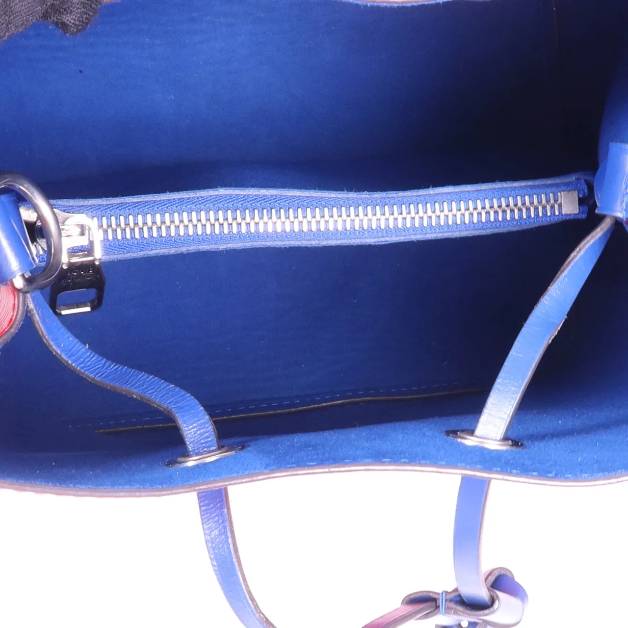 LOUIS VUITTON NeoNoe M54365 兩用包 牛皮 紅色 / 藍色 / Red/Blue 牛皮 中古品B - 縮圖 5