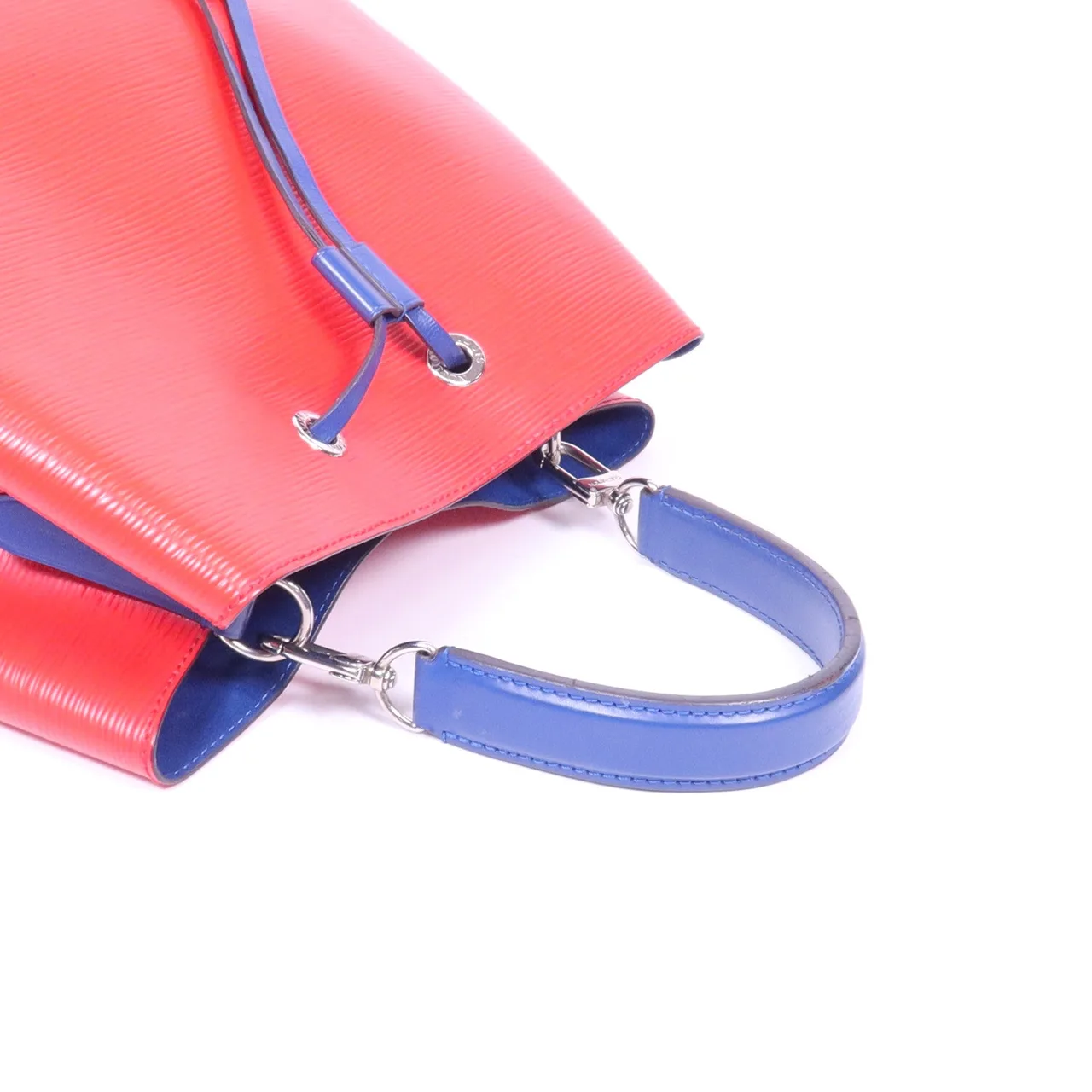 LOUIS VUITTON NeoNoe M54365 兩用包 牛皮 紅色 / 藍色 / Red/Blue 牛皮 中古品B - 縮圖 8