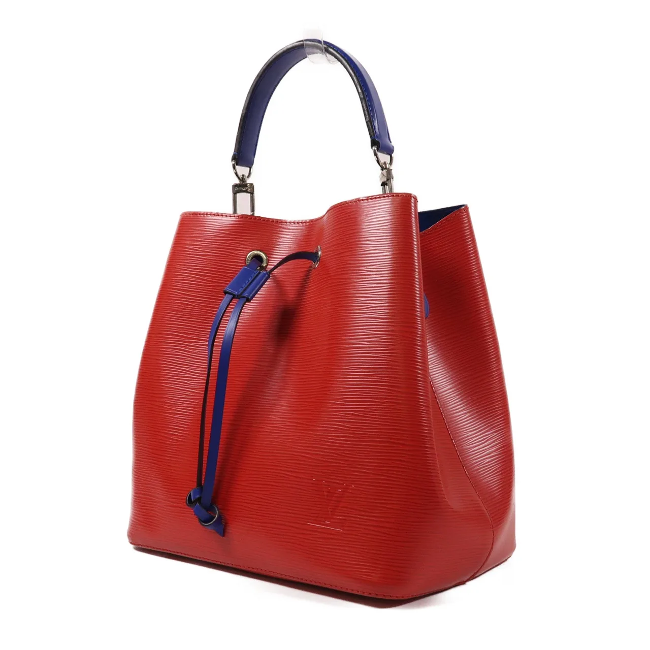 LOUIS VUITTON NeoNoe M54365 兩用包 牛皮 紅色 / 藍色 / Red/Blue 牛皮 中古品B - 縮圖 3