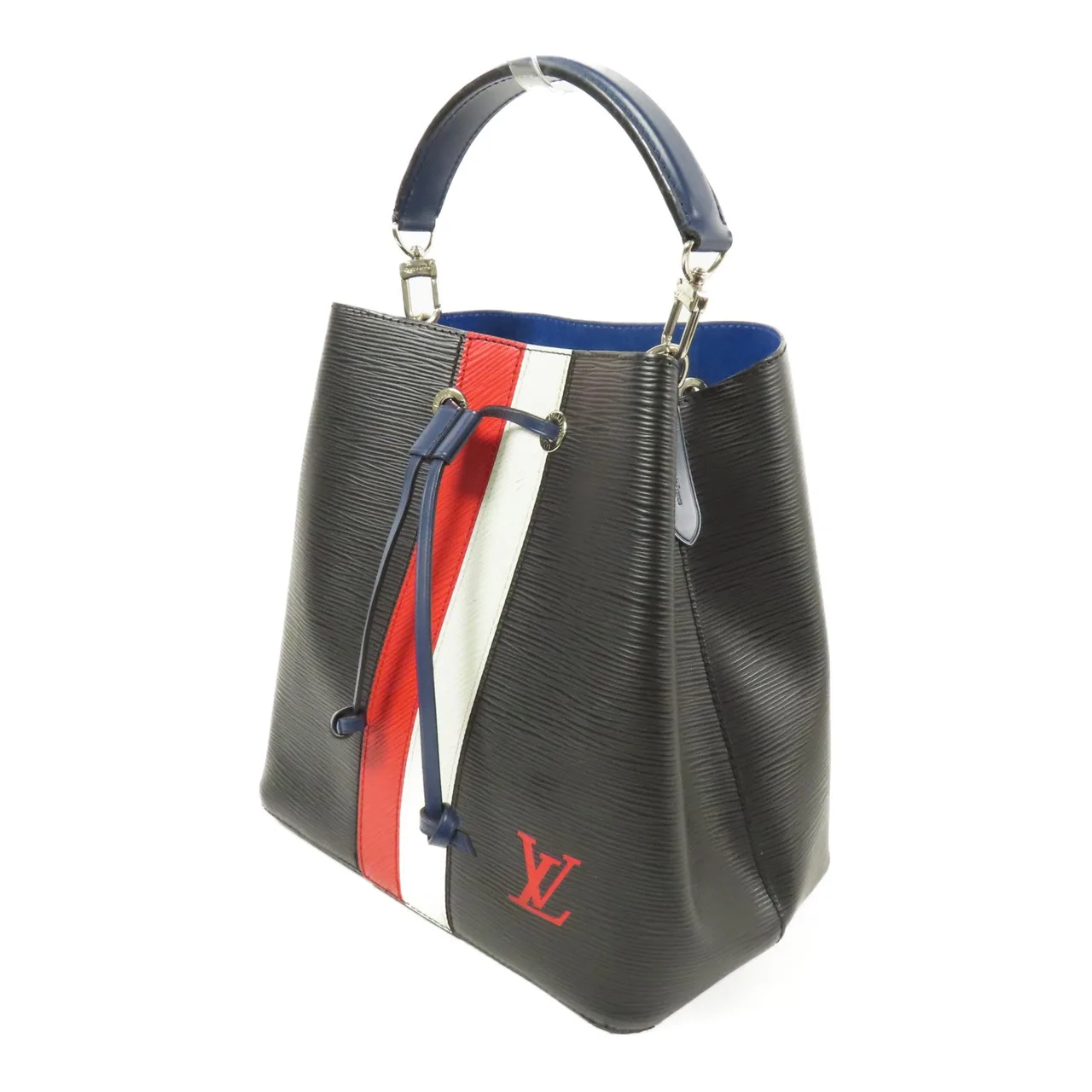 LOUIS VUITTON NeoNoe M52161 兩用包 牛皮 黑色 / 紅色 / Black/White/Red 牛皮 中古品B - 縮圖 3
