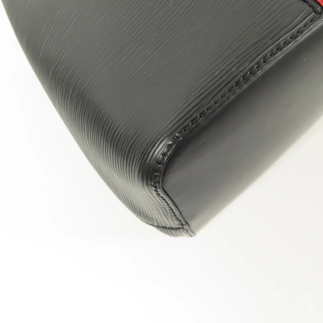 LOUIS VUITTON NeoNoe M52161 兩用包 牛皮 黑色 / 紅色 / Black/White/Red 牛皮 中古品B - 縮圖 5