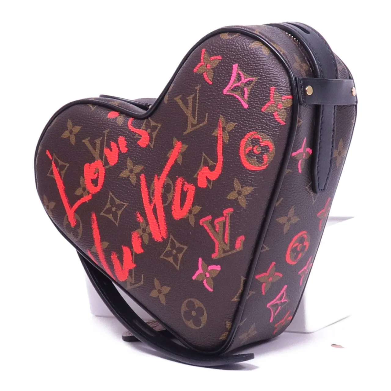LOUIS VUITTON Sac Coeur M45890 肩背包 塗層帆布 棕色 塗層帆布 中古品A - 縮圖 3