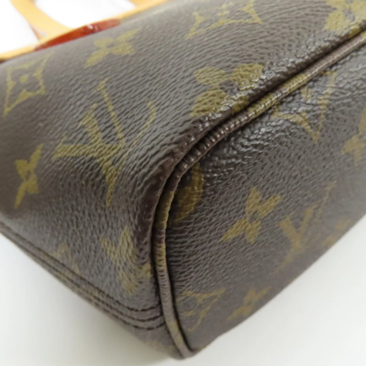 LOUIS VUITTON Neverfull M46786 兩用包 塗層帆布 棕色 / Brown 塗層帆布 中古品B - 縮圖 5