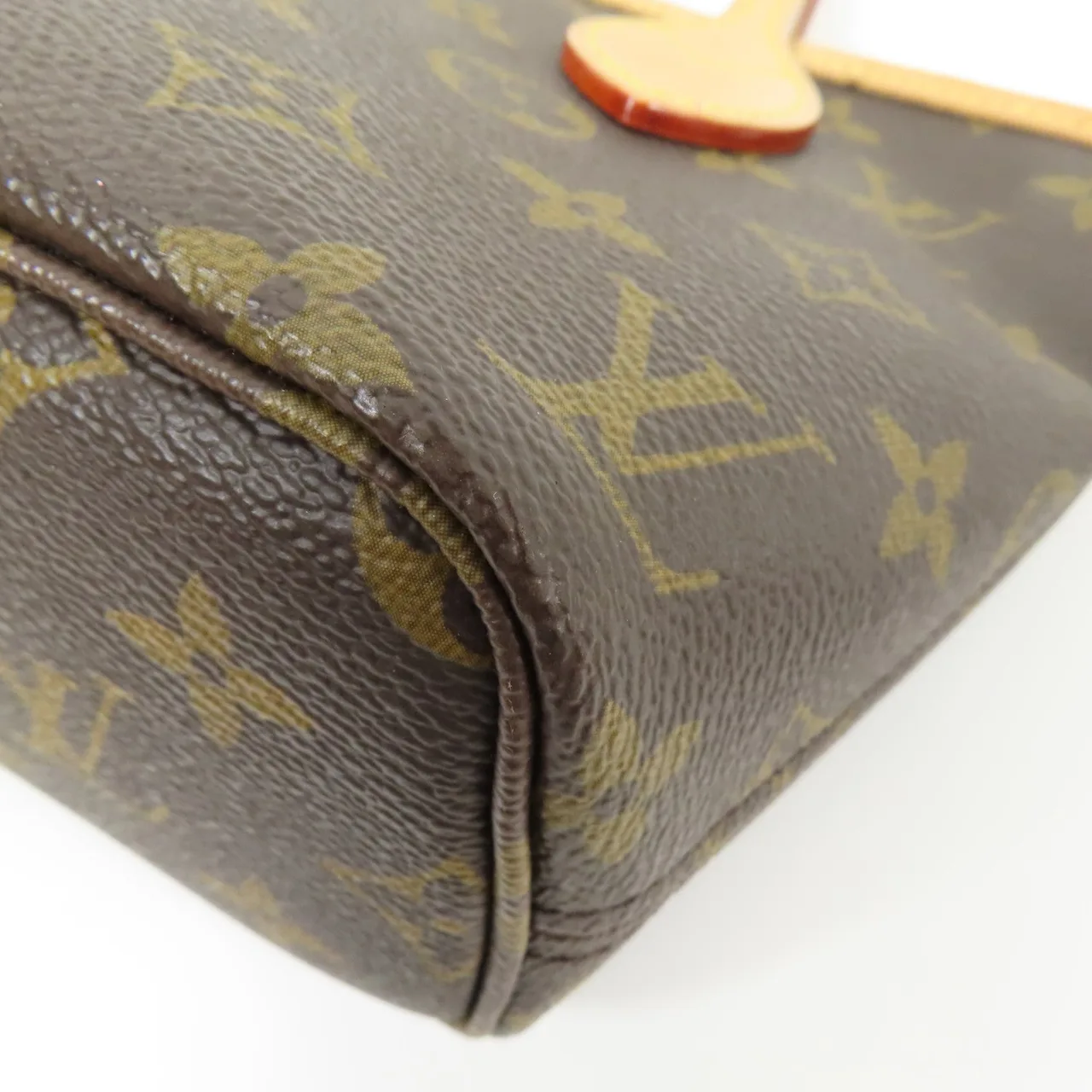 LOUIS VUITTON Neverfull M46786 兩用包 塗層帆布 棕色 / Brown 塗層帆布 中古品B - 縮圖 6