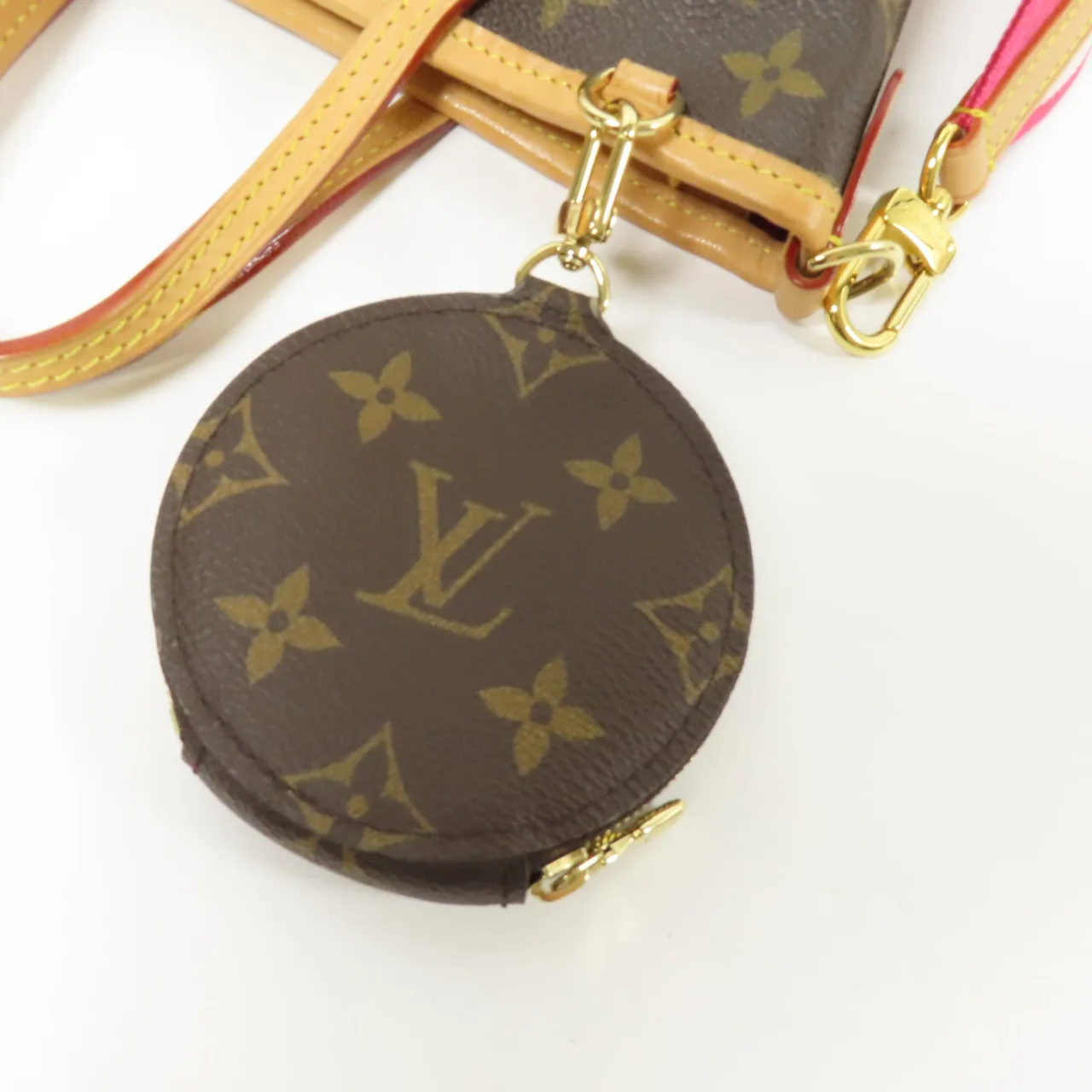 LOUIS VUITTON Neverfull M46786 兩用包 塗層帆布 棕色 / Brown 塗層帆布 中古品B - 縮圖 11