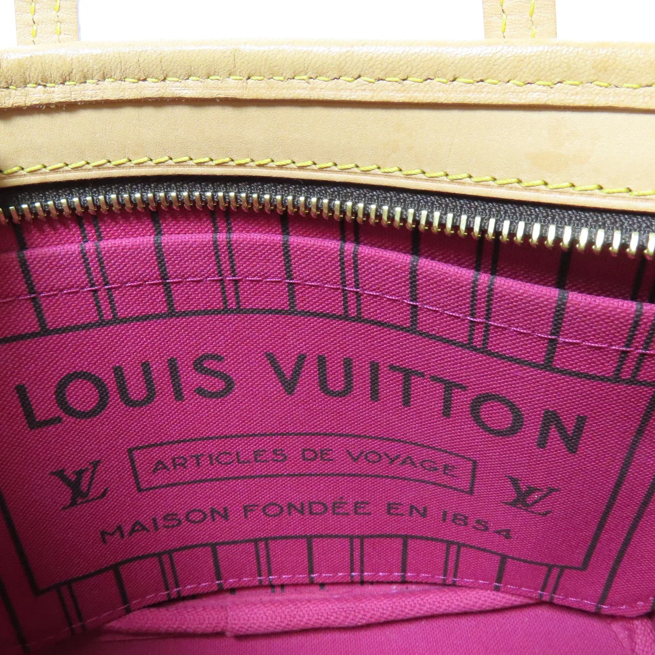 LOUIS VUITTON Neverfull M46786 兩用包 塗層帆布 棕色 / Brown 塗層帆布 中古品B - 縮圖 16