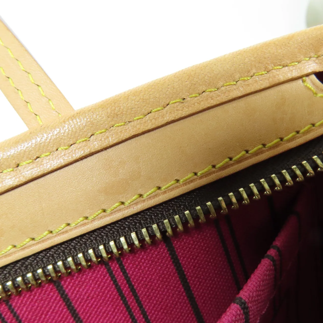 LOUIS VUITTON Neverfull M46786 兩用包 塗層帆布 棕色 / Brown 塗層帆布 中古品B - 縮圖 17