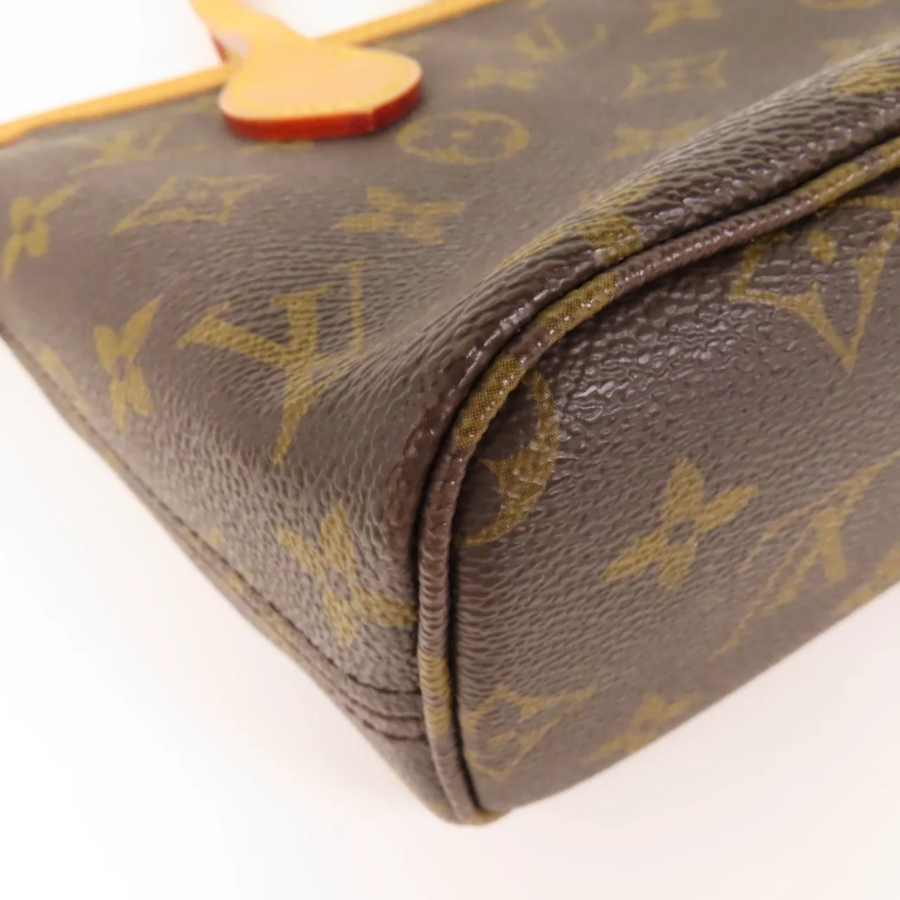 LOUIS VUITTON Neverfull M46705 兩用包 塗層帆布 棕色 / Brown 塗層帆布 中古品B - 縮圖 7