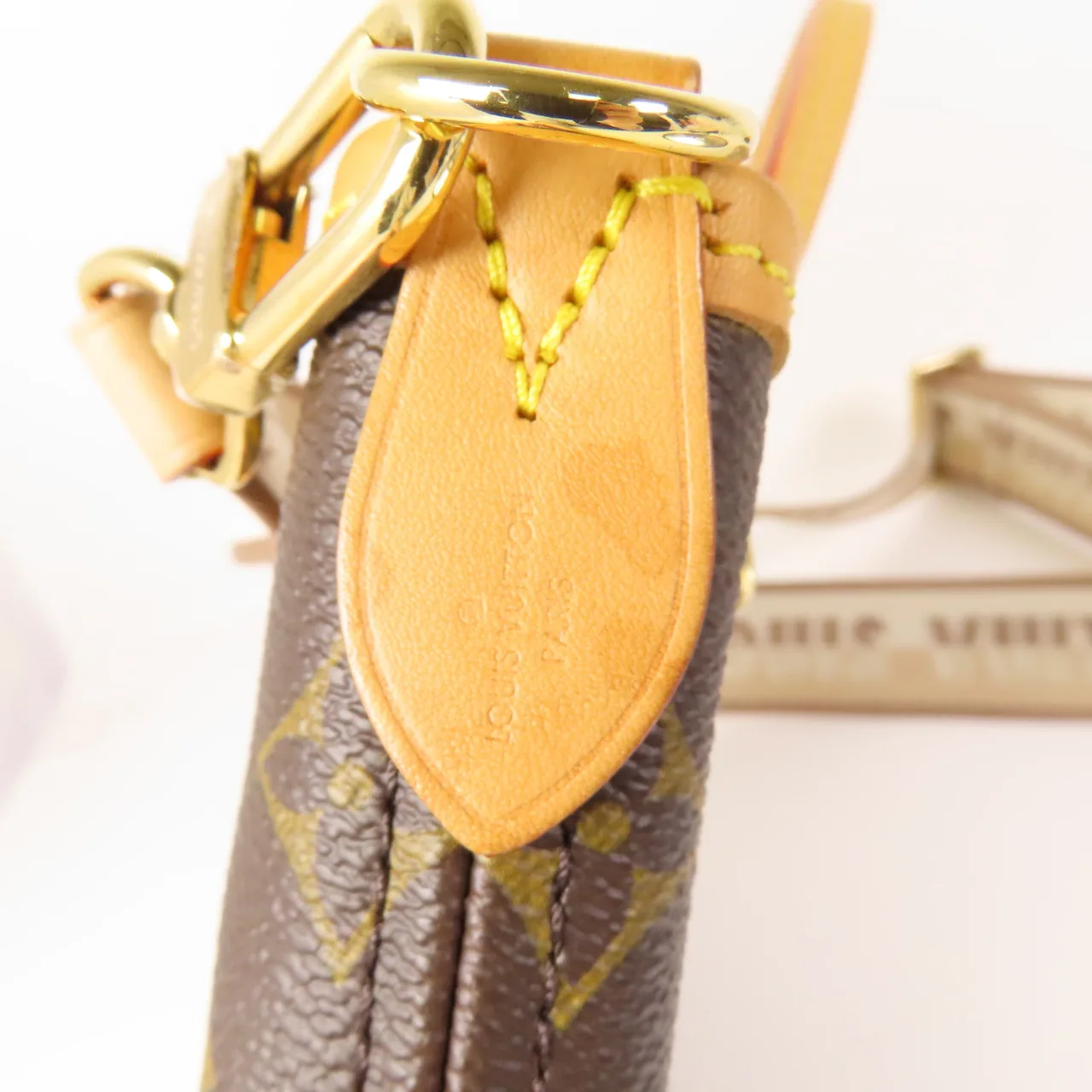 LOUIS VUITTON Neverfull M46705 兩用包 塗層帆布 棕色 / Brown 塗層帆布 中古品B - 縮圖 14