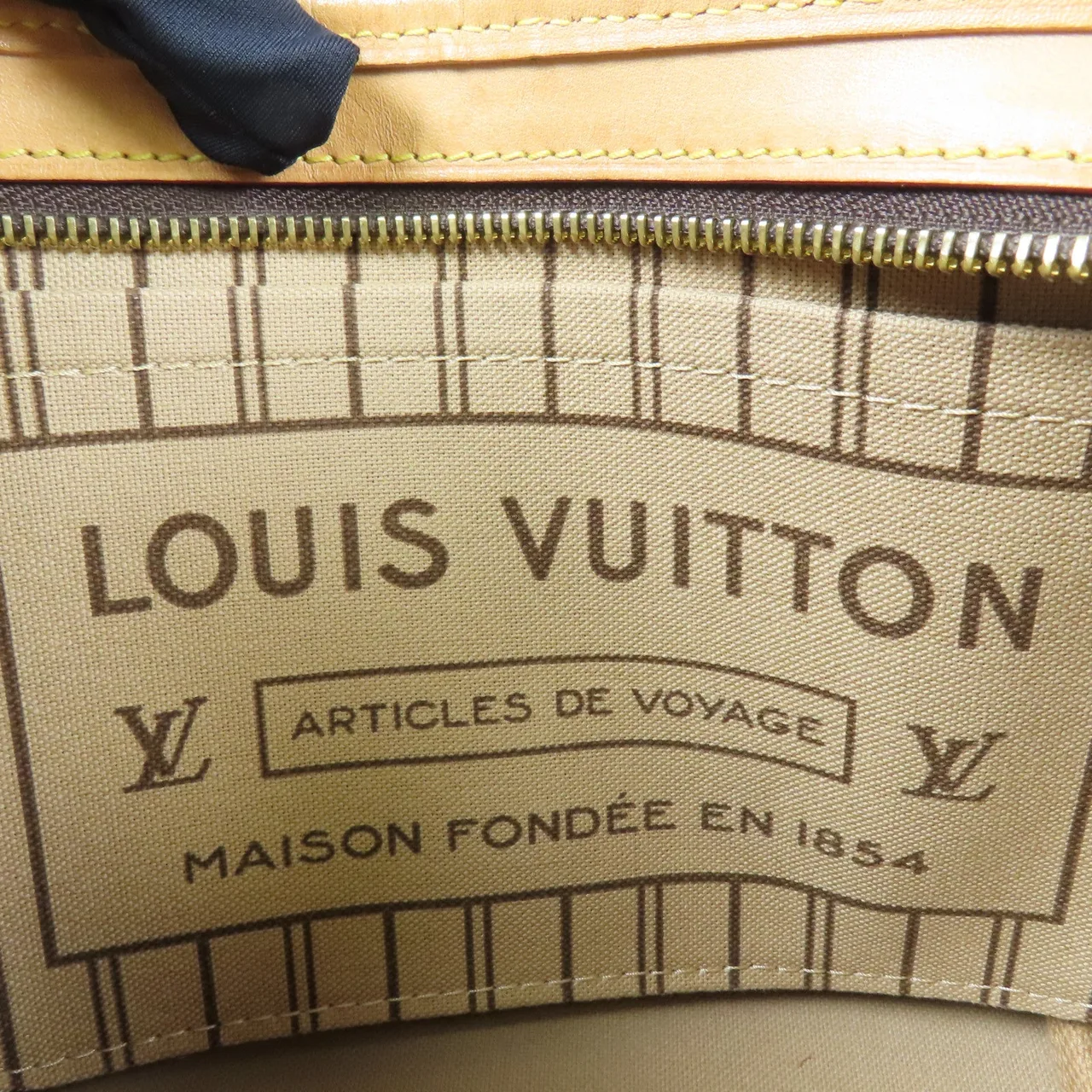 LOUIS VUITTON Neverfull M46705 兩用包 塗層帆布 棕色 / Brown 塗層帆布 中古品B - 縮圖 17