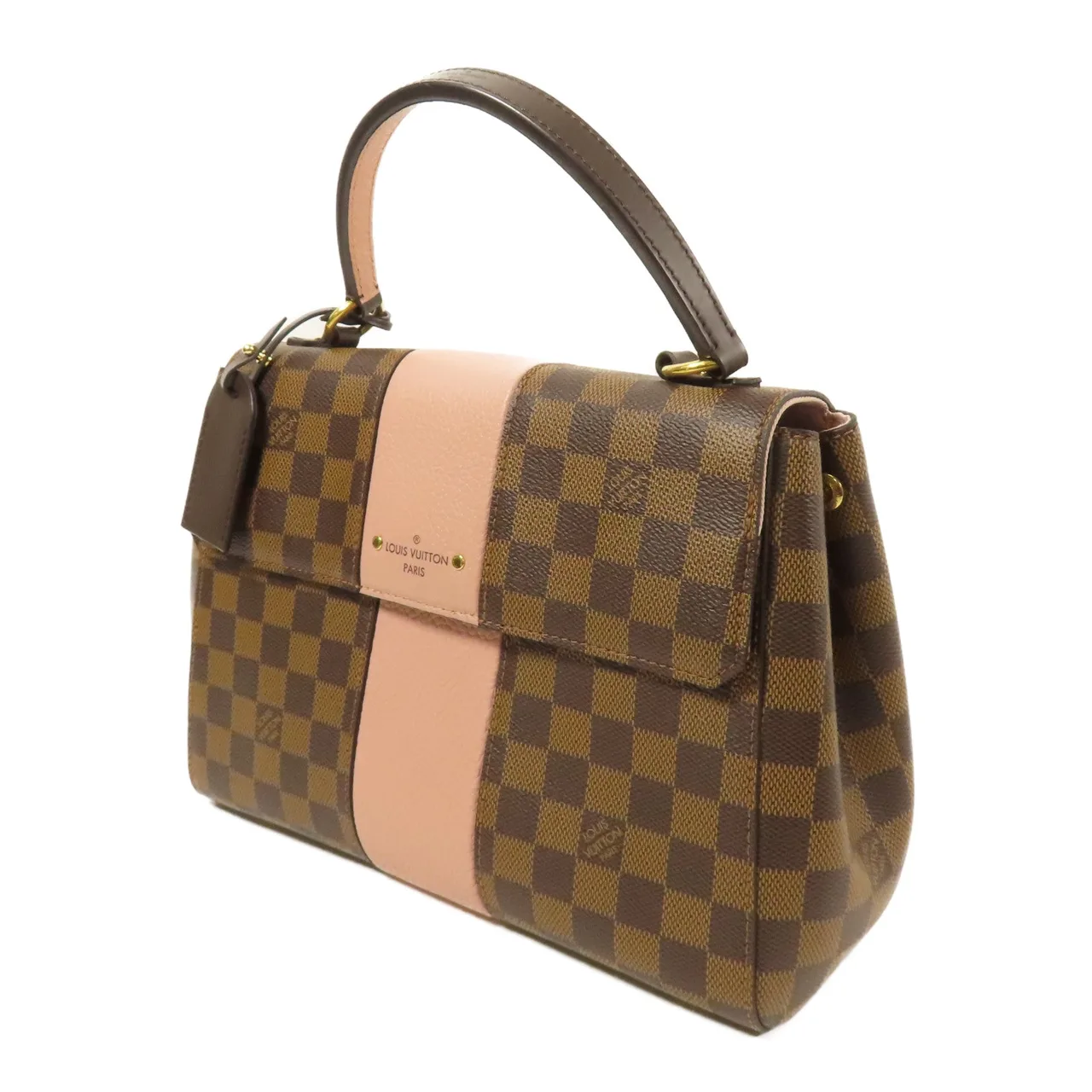 LOUIS VUITTON N64417 兩用包 塗層帆布 棕色 / 粉色 / Brown/Pink 塗層帆布 中古品A - 縮圖 3