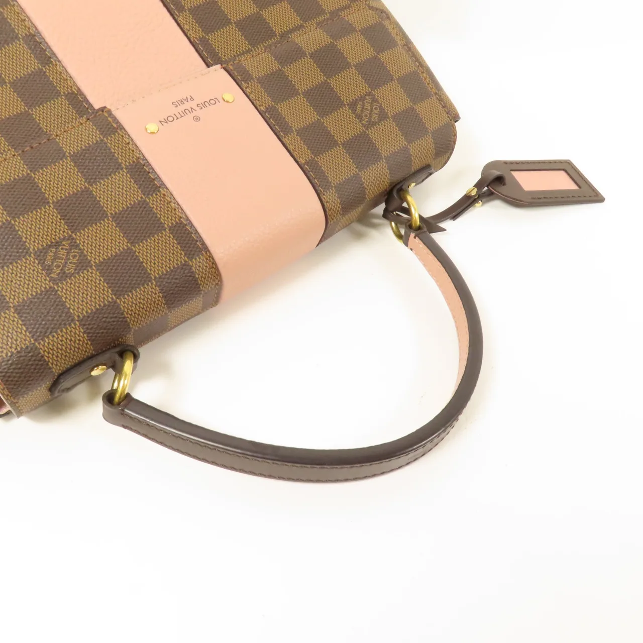 LOUIS VUITTON N64417 兩用包 塗層帆布 棕色 / 粉色 / Brown/Pink 塗層帆布 中古品A - 縮圖 9