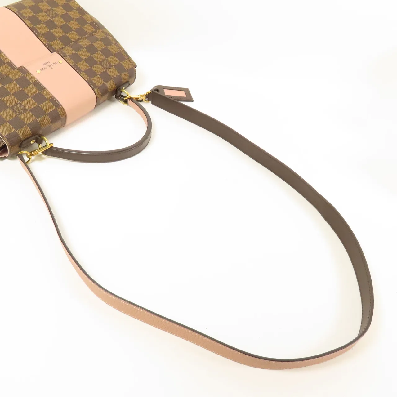 LOUIS VUITTON N64417 兩用包 塗層帆布 棕色 / 粉色 / Brown/Pink 塗層帆布 中古品A - 縮圖 10