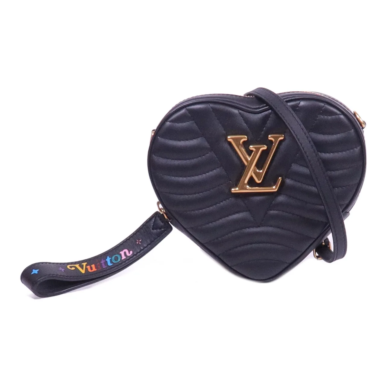 LOUIS VUITTON New Wave M52796 肩背包 牛皮 黑色 / Black