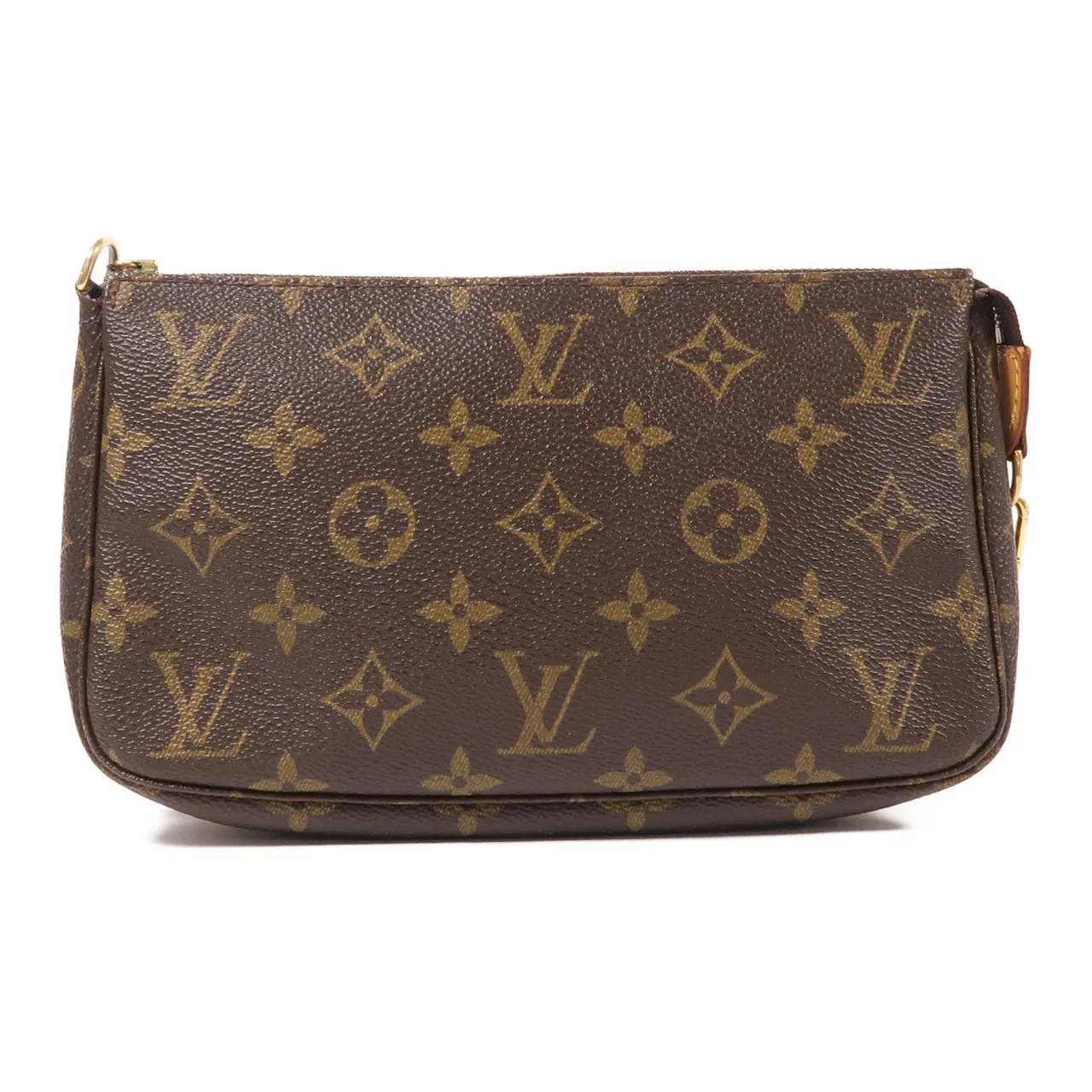 LOUIS VUITTON Pochette Accessoires M51980 化妝箱包 塗層帆布 棕色 / Brown 塗層帆布 中古品B - 縮圖 2