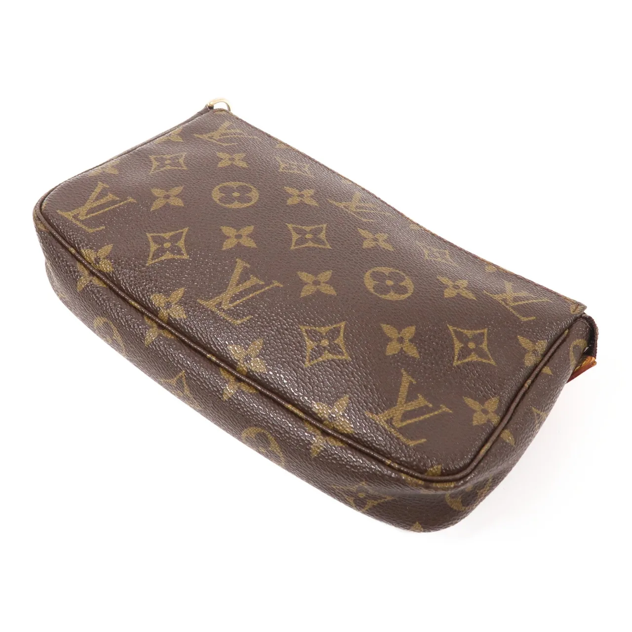 LOUIS VUITTON Pochette Accessoires M51980 化妝箱包 塗層帆布 棕色 / Brown 塗層帆布 中古品B - 縮圖 4
