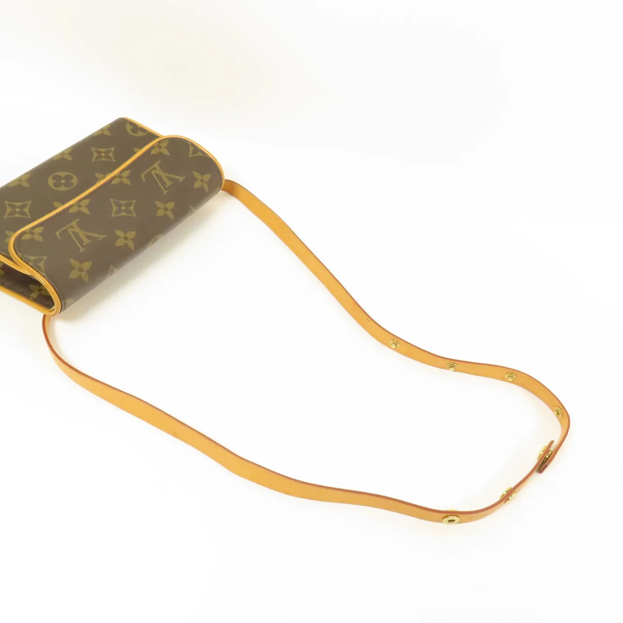 LOUIS VUITTON Pochette Florentine M51855 腰包 塗層帆布 棕色 / Brown 塗層帆布 中古品B - 縮圖 9