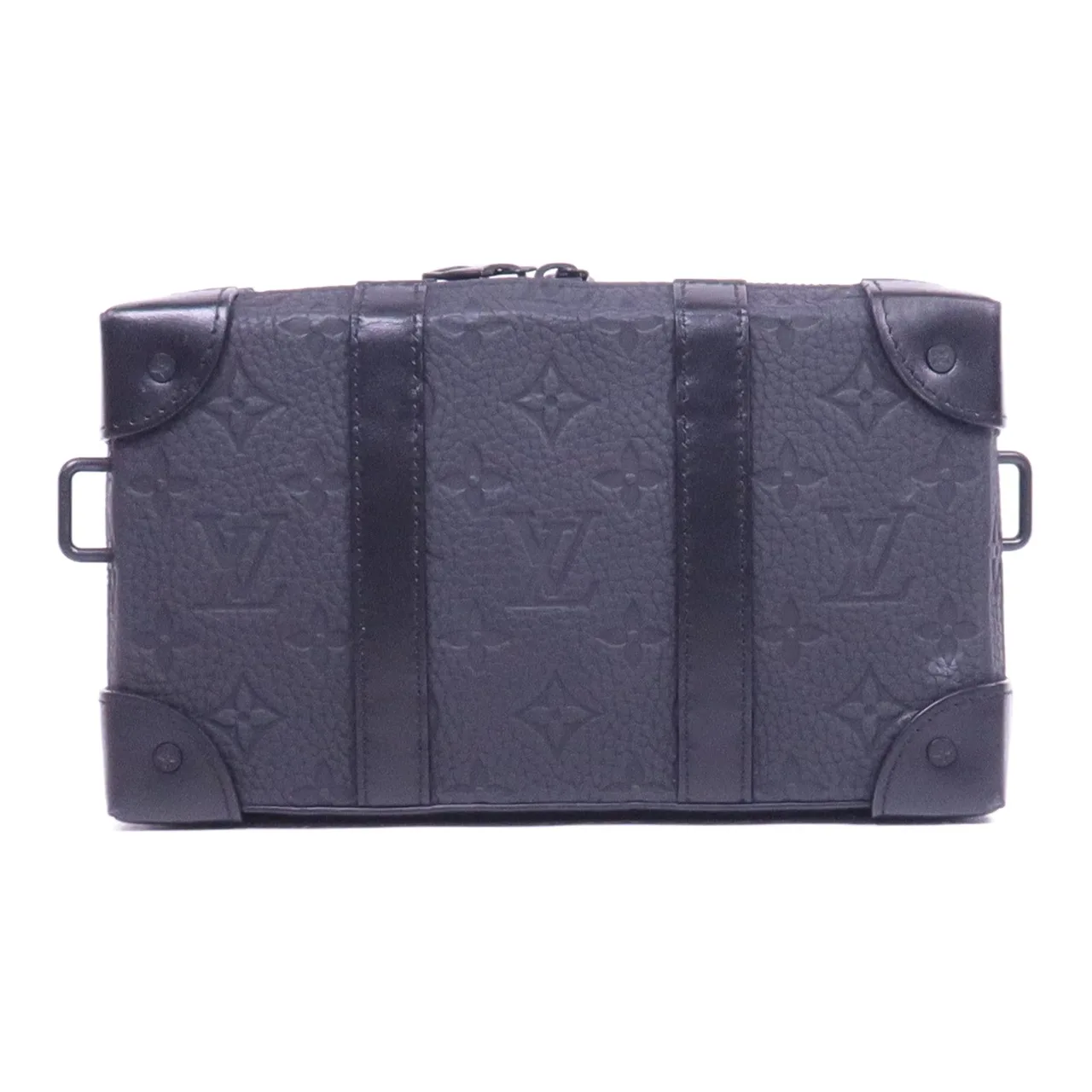 LOUIS VUITTON Soft Trunk M80224 肩背包 牛皮 黑色 / Black 牛皮 中古品A - 縮圖 2