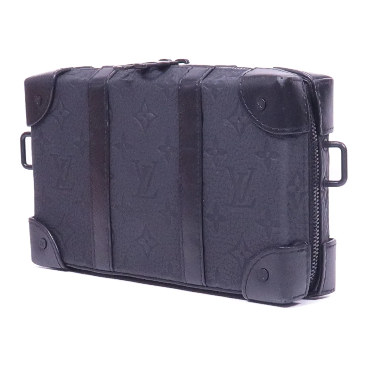 LOUIS VUITTON Soft Trunk M80224 肩背包 牛皮 黑色 / Black 牛皮 中古品A - 縮圖 3