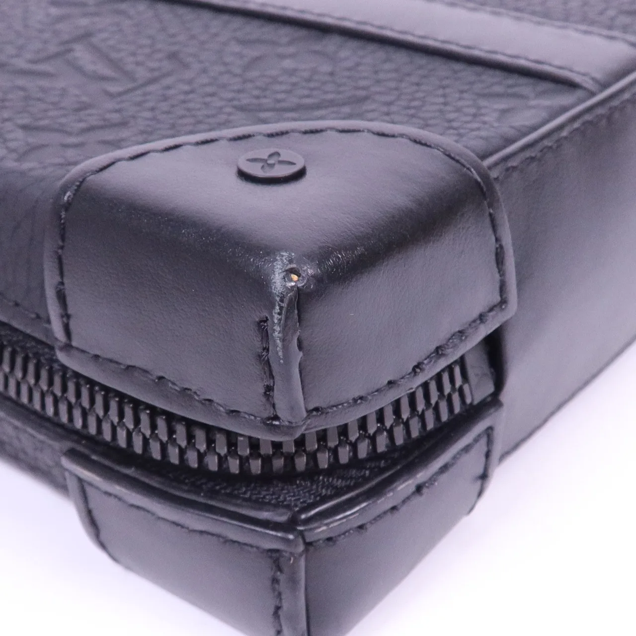 LOUIS VUITTON Soft Trunk M80224 肩背包 牛皮 黑色 / Black 牛皮 中古品A - 縮圖 8