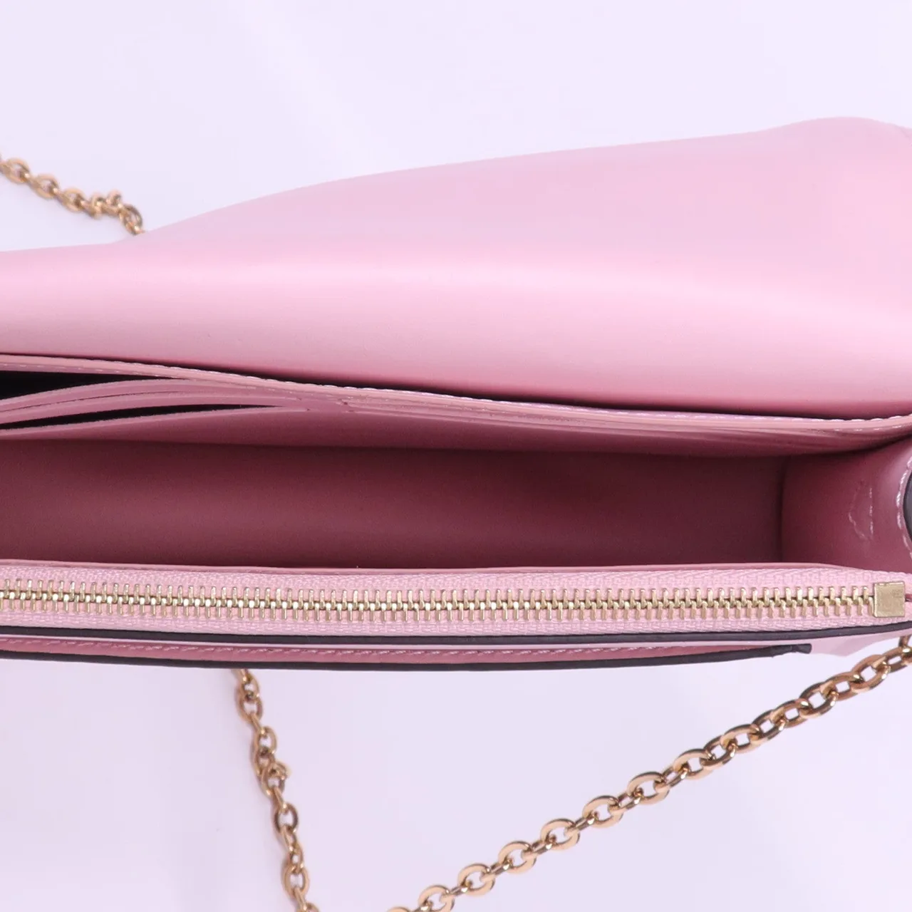 LOUIS VUITTON Flore Chain Wallet M67405 肩背包 塗層帆布 棕色 / 粉色 / Brown/Pink 塗層帆布 中古品B - 縮圖 5