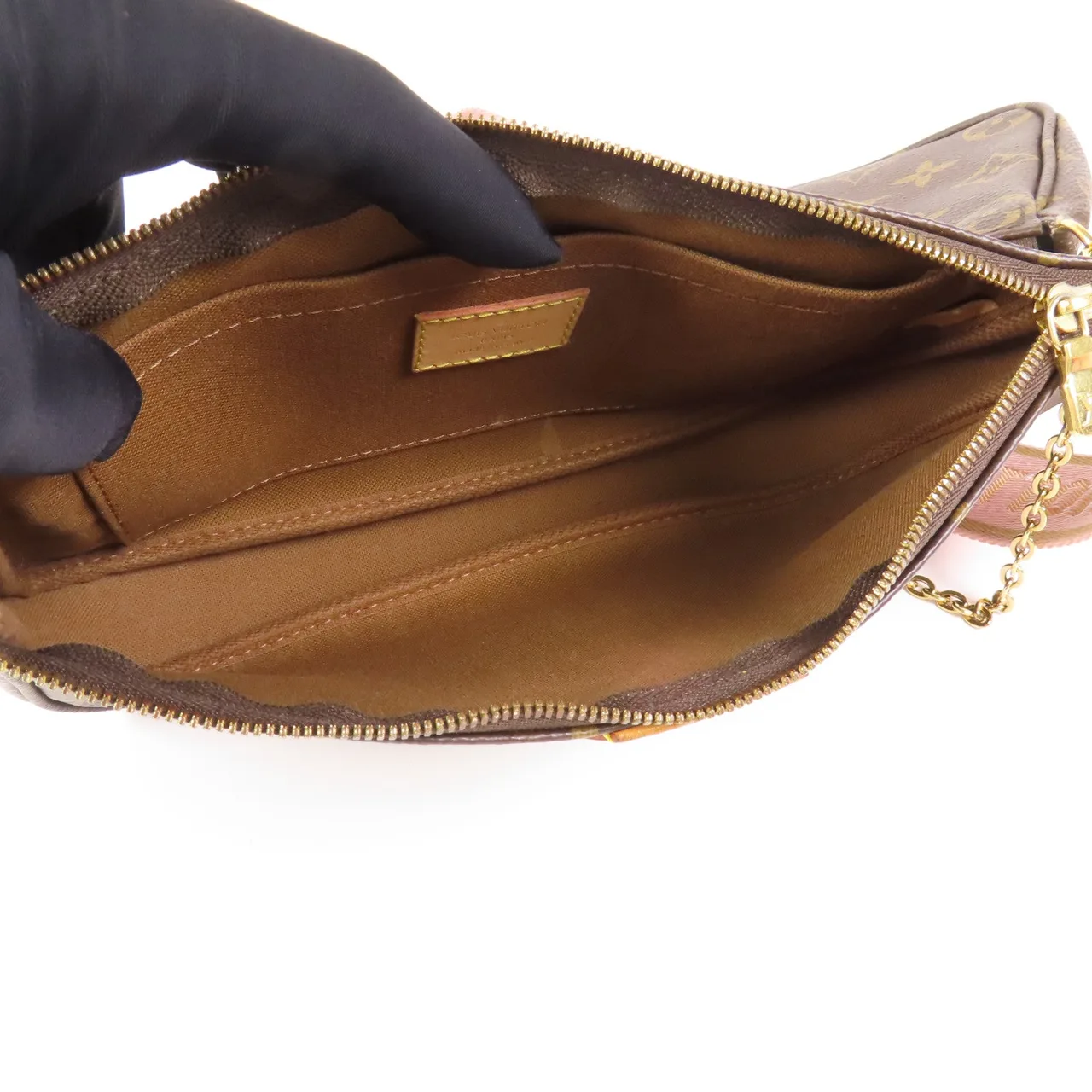 LOUIS VUITTON Multi Pochette M44840 兩用包 塗層帆布 棕色 / Brown 塗層帆布 中古品B - 縮圖 15