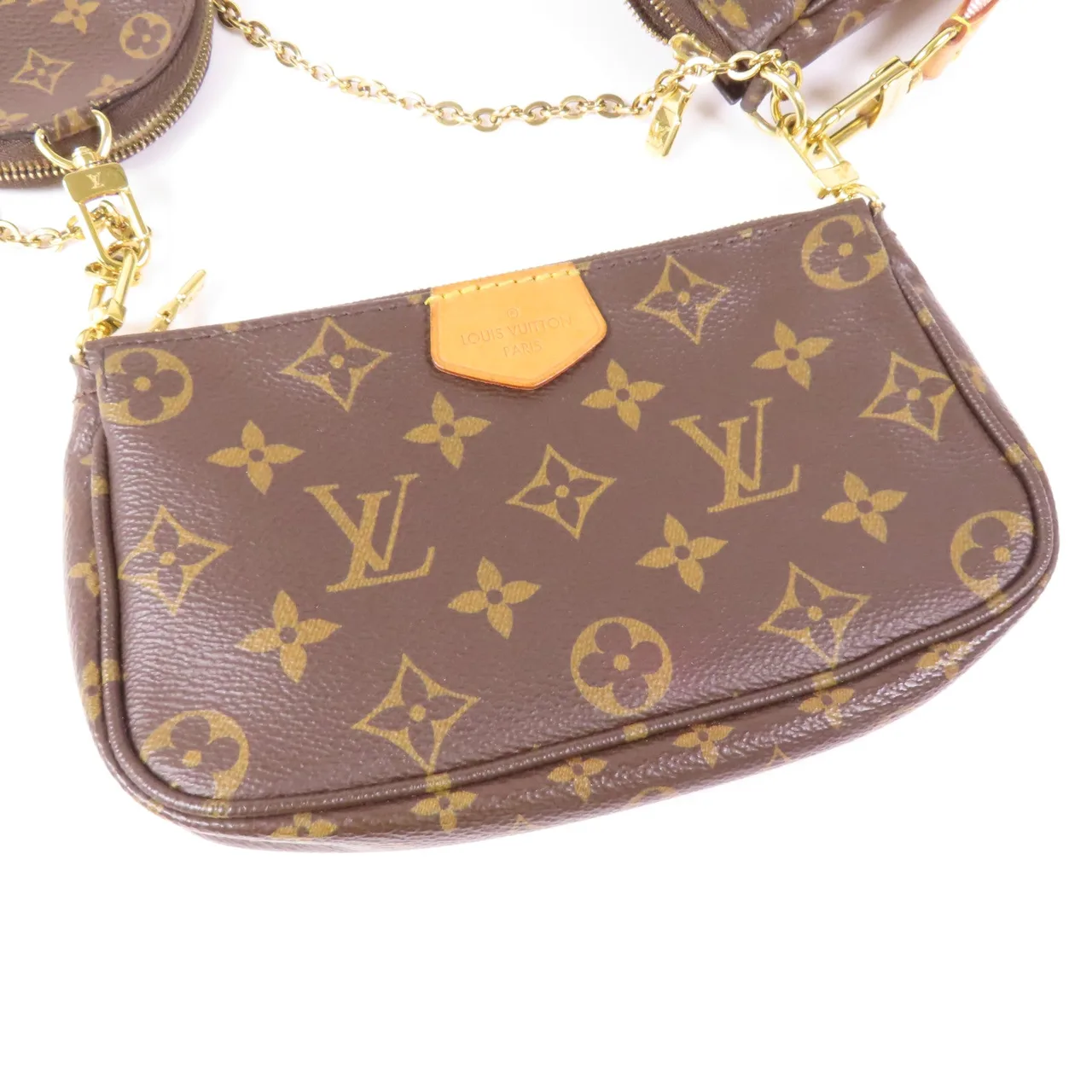 LOUIS VUITTON Multi Pochette M44840 兩用包 塗層帆布 棕色 / Brown 塗層帆布 中古品B - 縮圖 18