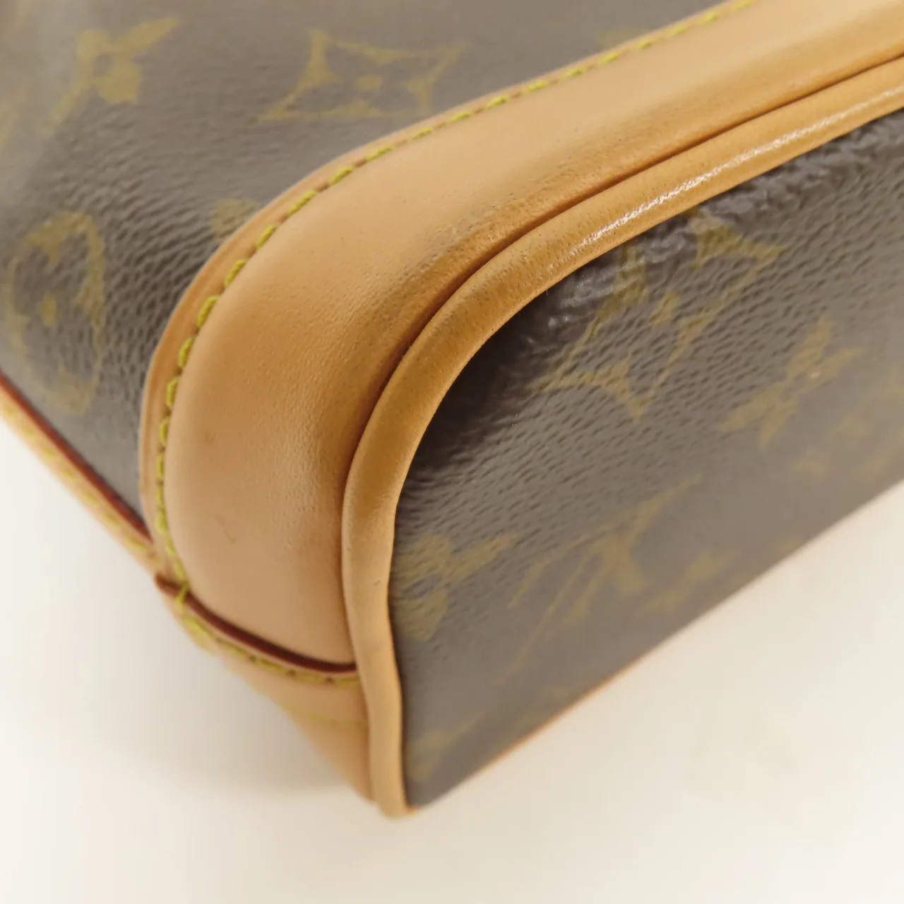 LOUIS VUITTON Nano Noe M81266 兩用包 塗層帆布 棕色 / Brown 塗層帆布 中古品A - 縮圖 7