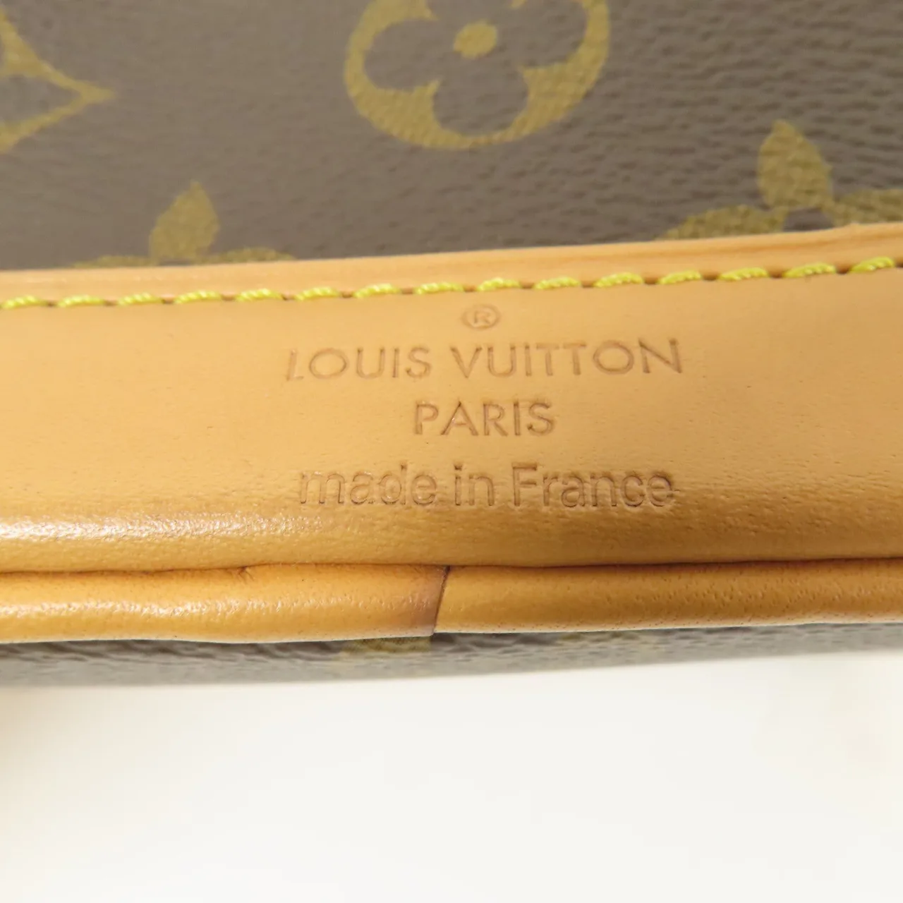 LOUIS VUITTON Nano Noe M81266 兩用包 塗層帆布 棕色 / Brown 塗層帆布 中古品A - 縮圖 9