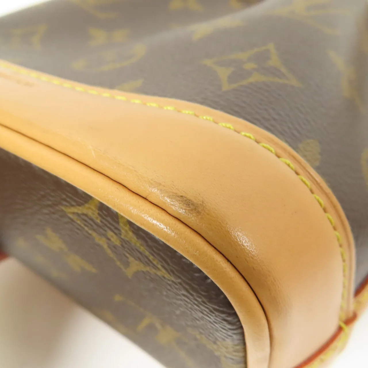 LOUIS VUITTON Nano Noe M81266 兩用包 塗層帆布 棕色 / Brown 塗層帆布 中古品A - 縮圖 14