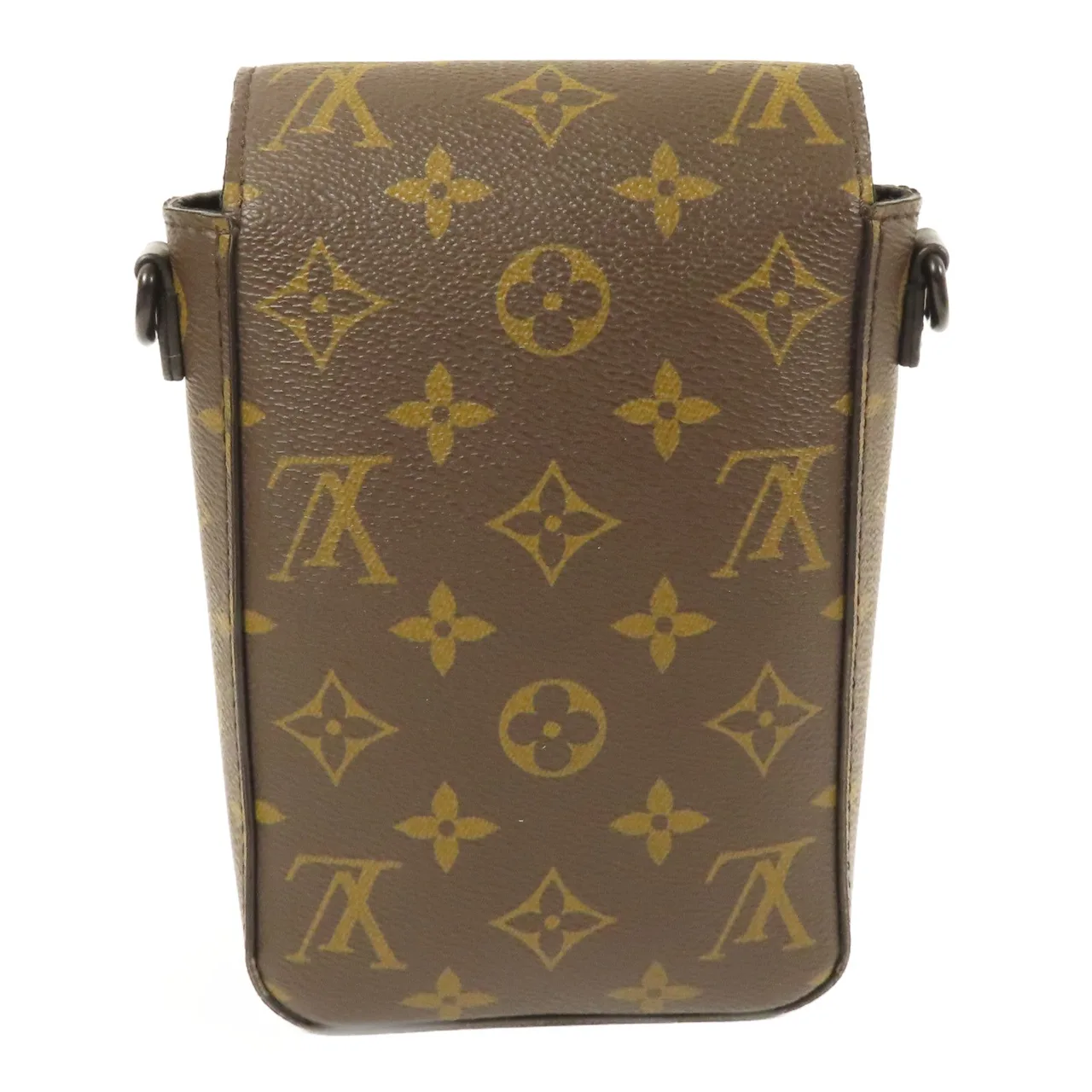 LOUIS VUITTON S-Lock M81522 肩背包 塗層帆布 棕色 / Brown 塗層帆布 中古品A - 縮圖 2