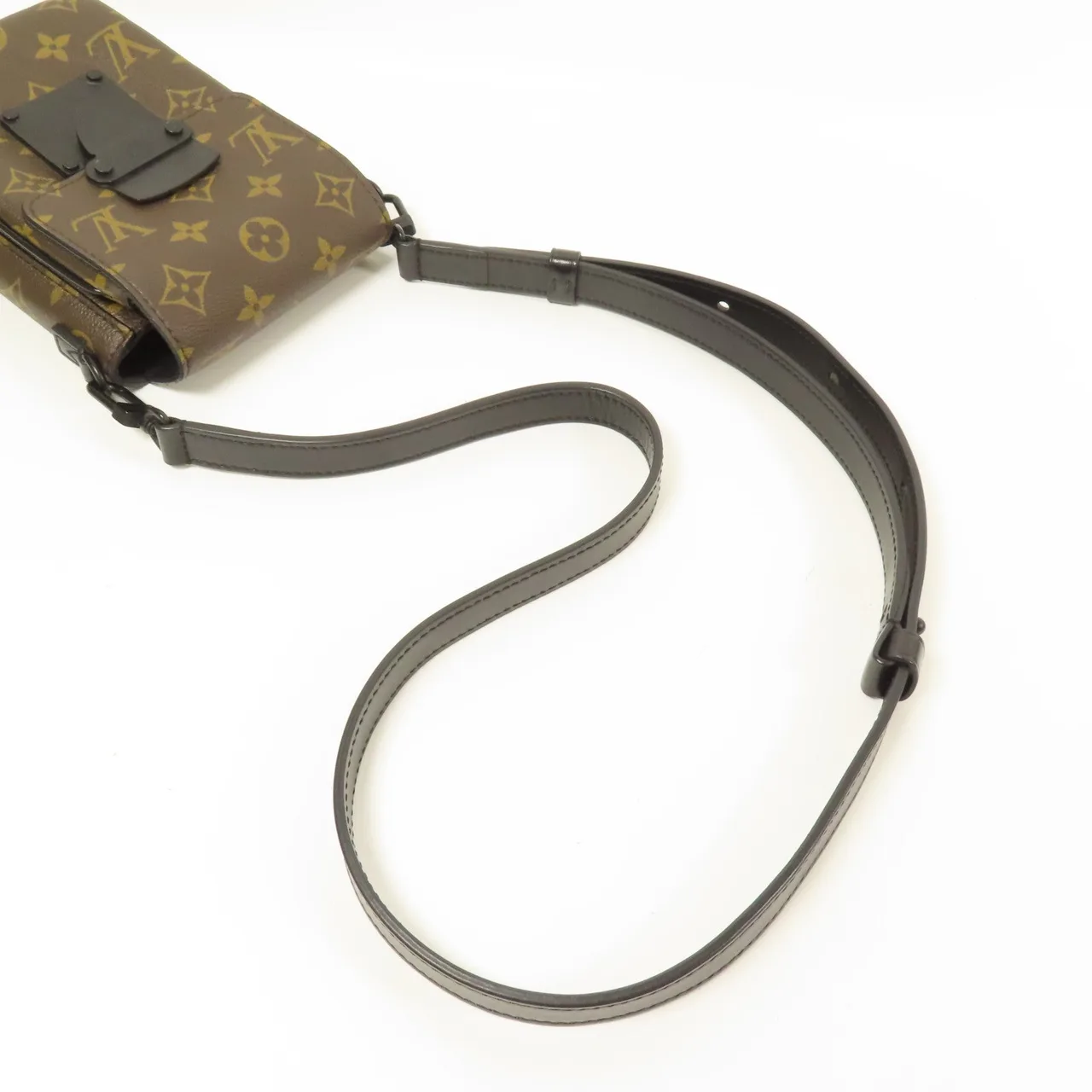 LOUIS VUITTON S-Lock M81522 肩背包 塗層帆布 棕色 / Brown 塗層帆布 中古品A - 縮圖 10