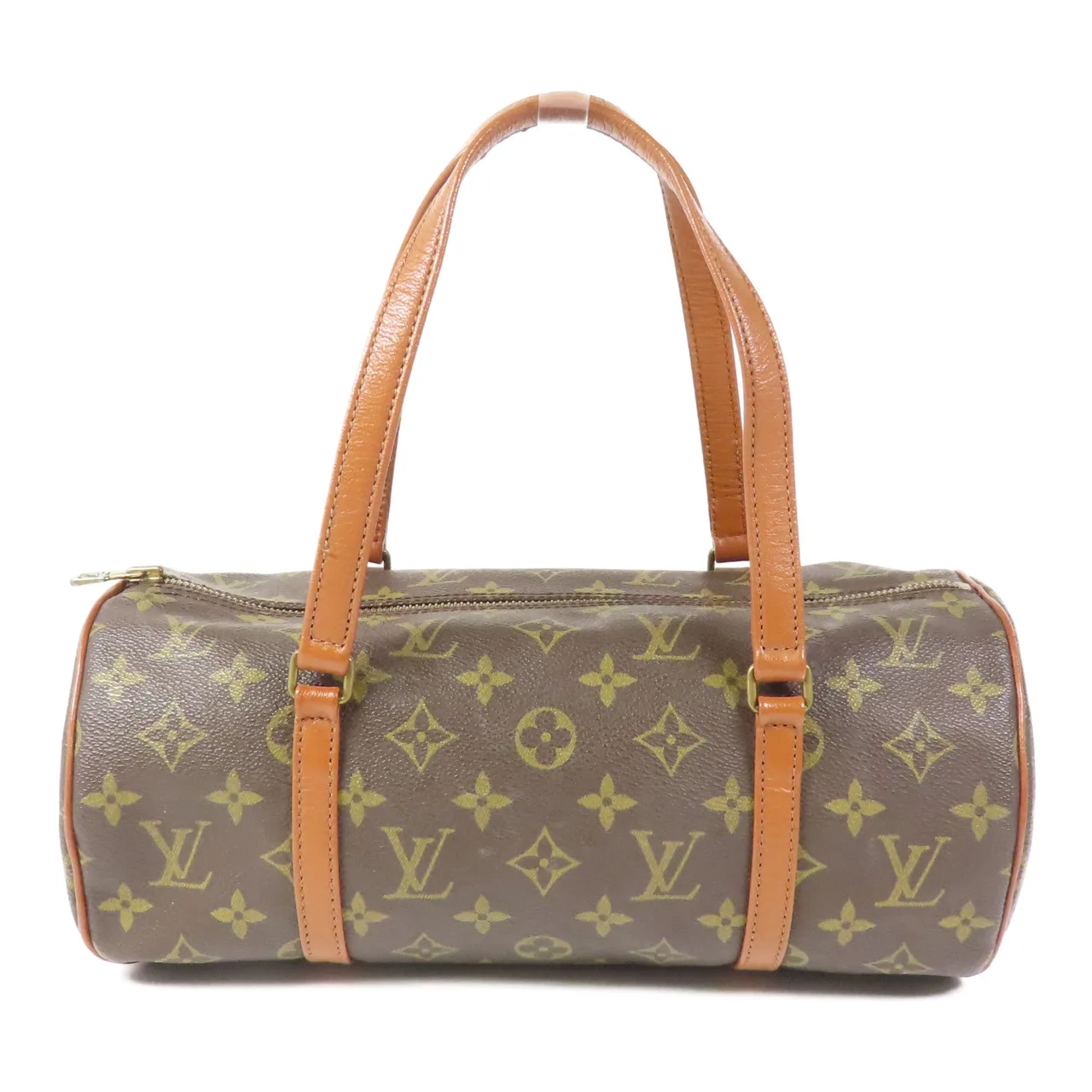 LOUIS VUITTON Papillon M51385 肩背包 塗層帆布 棕色 / Brown