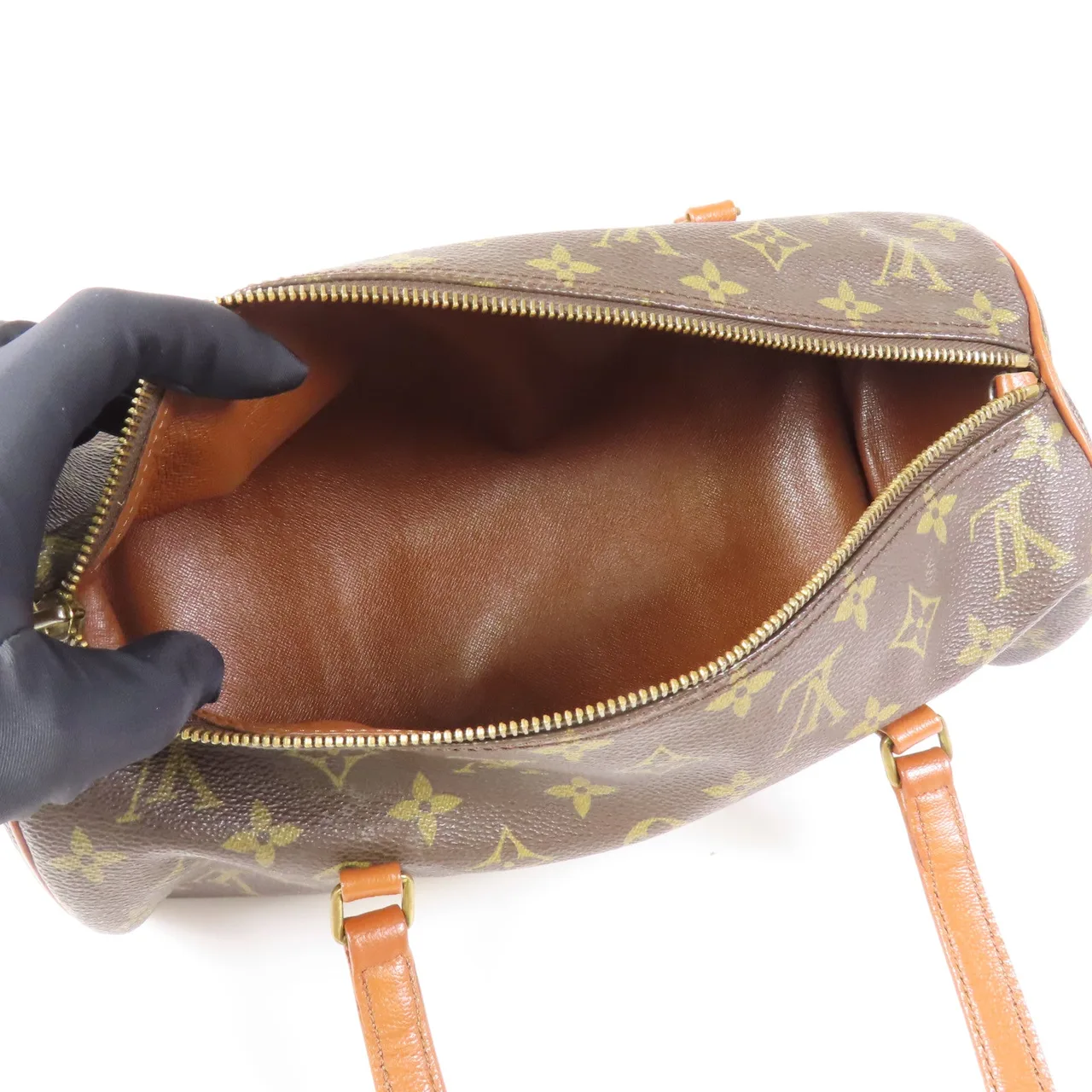 LOUIS VUITTON Papillon M51385 肩背包 塗層帆布 棕色 / Brown 塗層帆布 中古品B - 縮圖 6