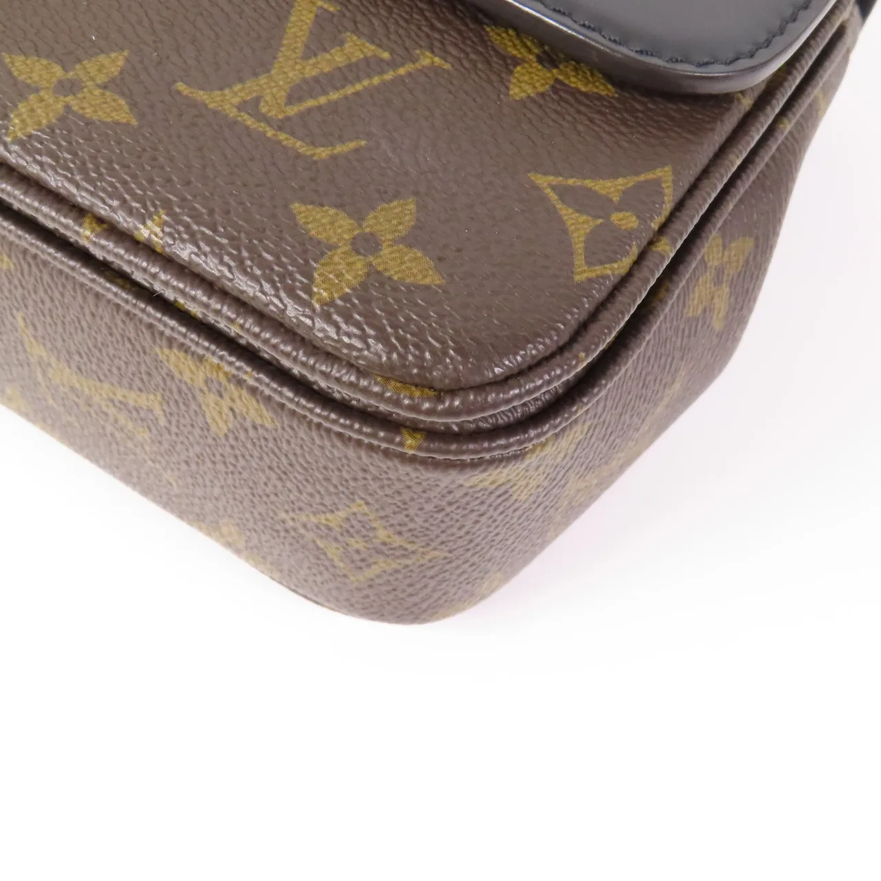 LOUIS VUITTON Marceau M46126 肩背包 塗層帆布 棕色 / Brown 塗層帆布 中古品B - 縮圖 12